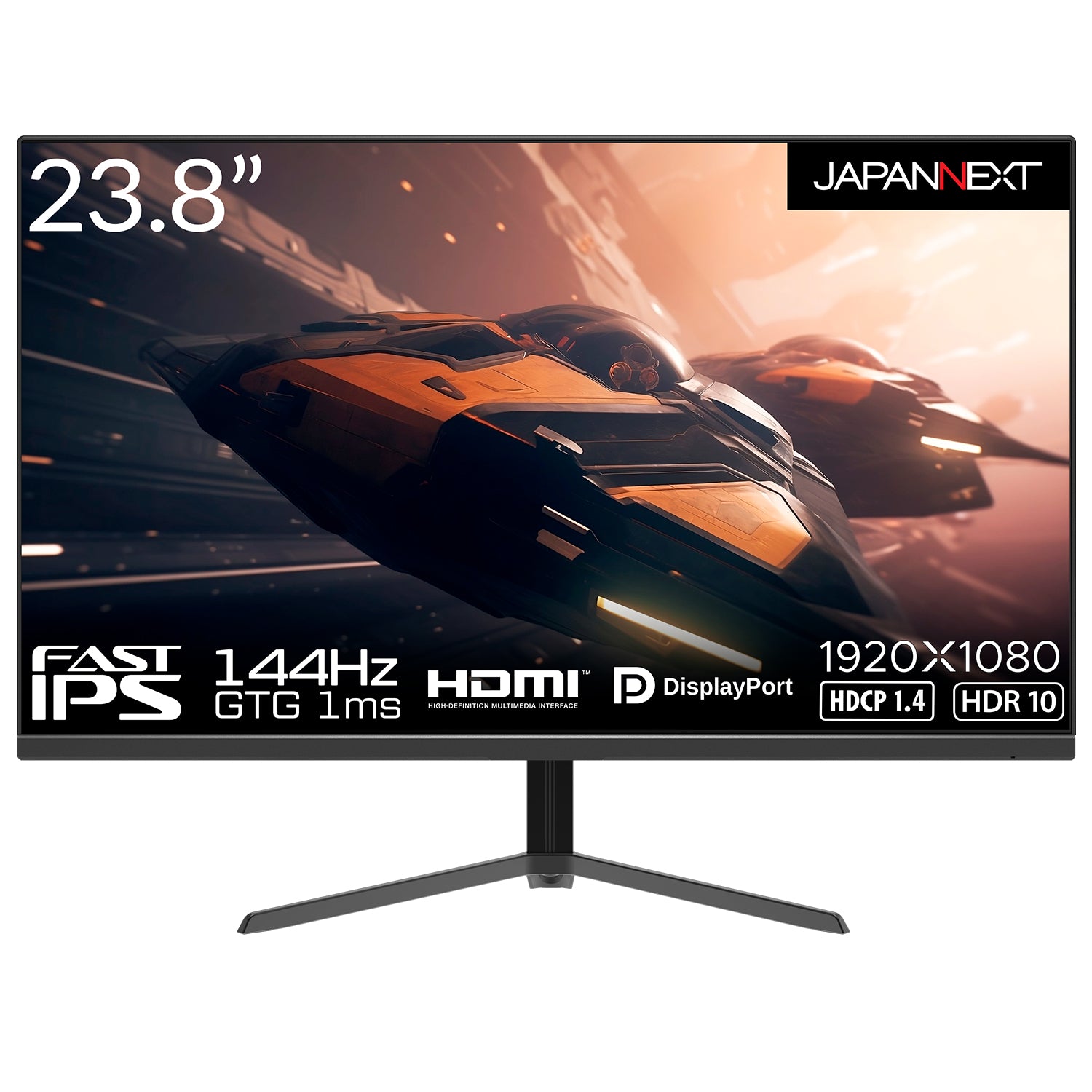 在庫目安：僅少】 JAPANNEXT JN-238Gi144FHDR ゲーミング液晶ディスプレイ/ 23.8型/ 1920×1080/ 