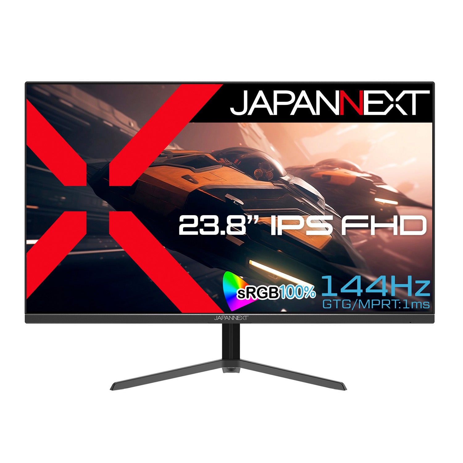 JAPANNEXT 23.8インチ Fast IPSパネル搭載 144Hz対応 フルHD(1920x1080 