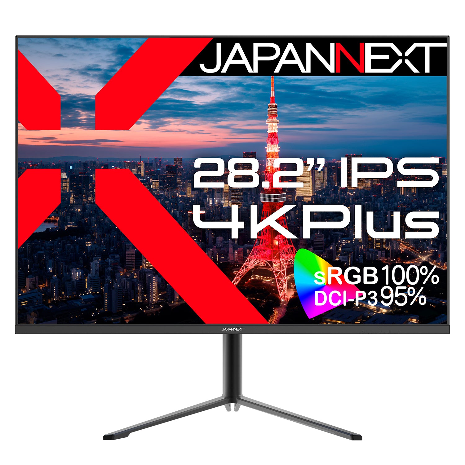 JAPANNEXT 28.2インチ IPSパネル搭載 4K Plus(3840x2560)解像度 液晶モニター JN-282IPS4KP HDMI  DP HDR sRGB:100% DCI-P3:95% PBP/PIP機能 ピボット機能搭載 アスペクト比3:2