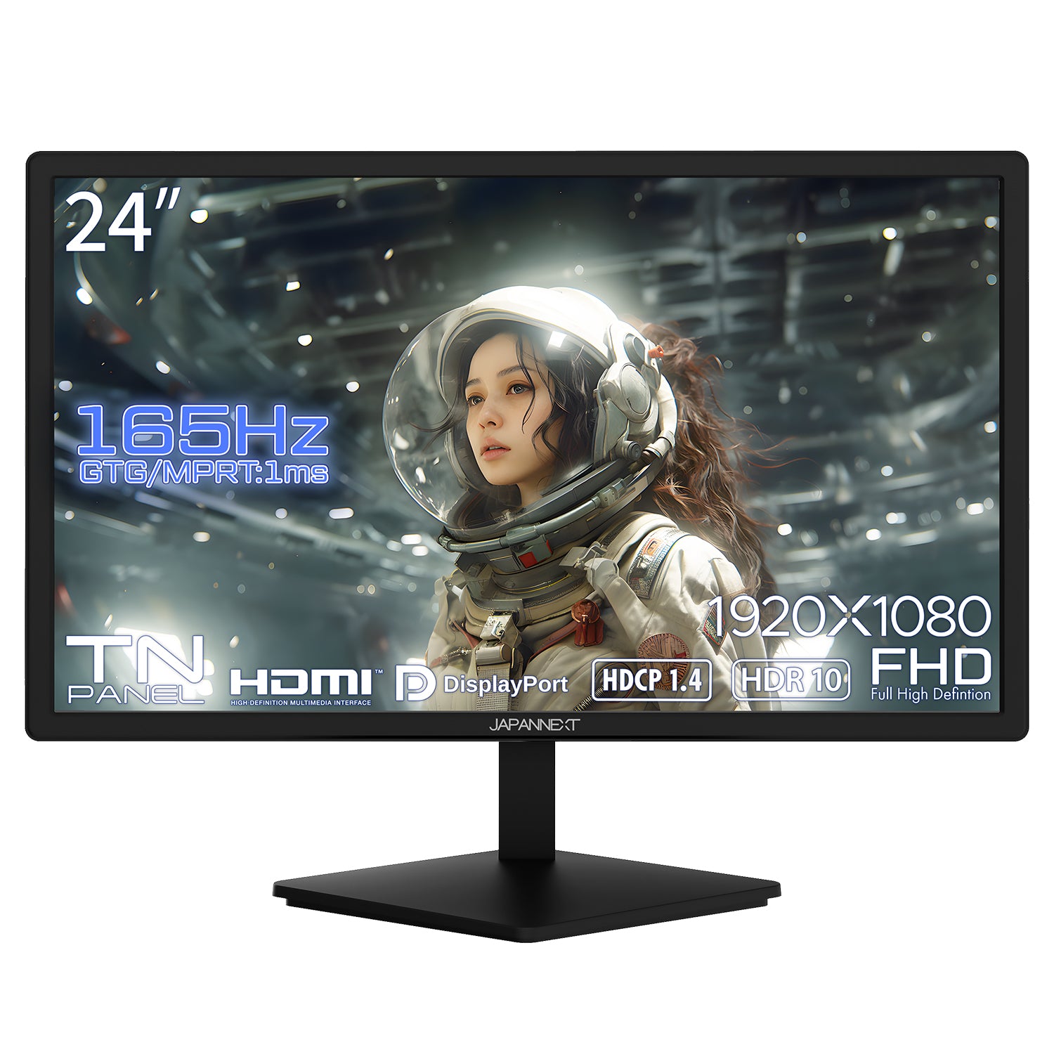 2枚モニターで使っていましたがゲーミングモニター 165Hz 応答速度1ms