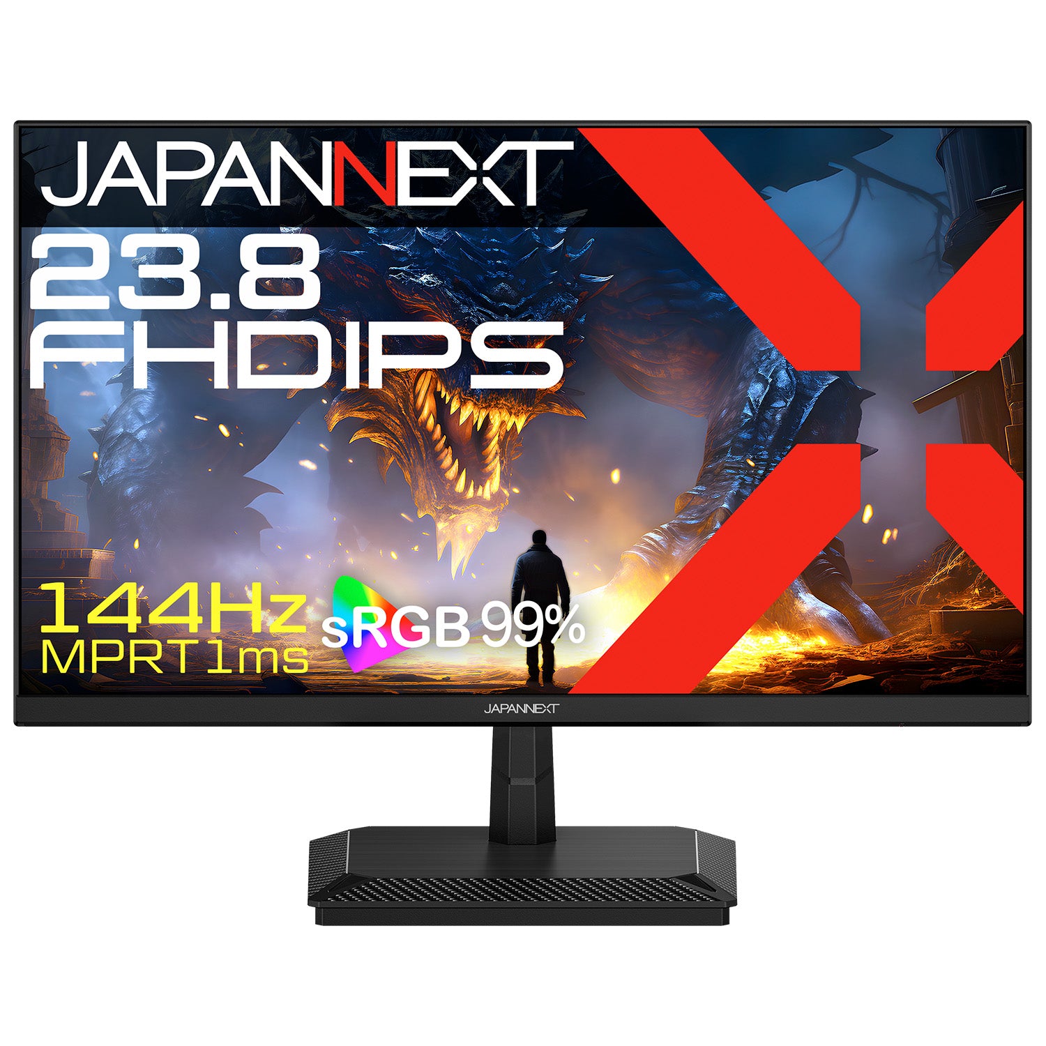 【新品 未使用 未開梱】JAPANNEXT　PCモニター (タッチパネル) [23.8型 /フルHD(1920×1080) /ワイド]　JN-IPS238FHD-T
