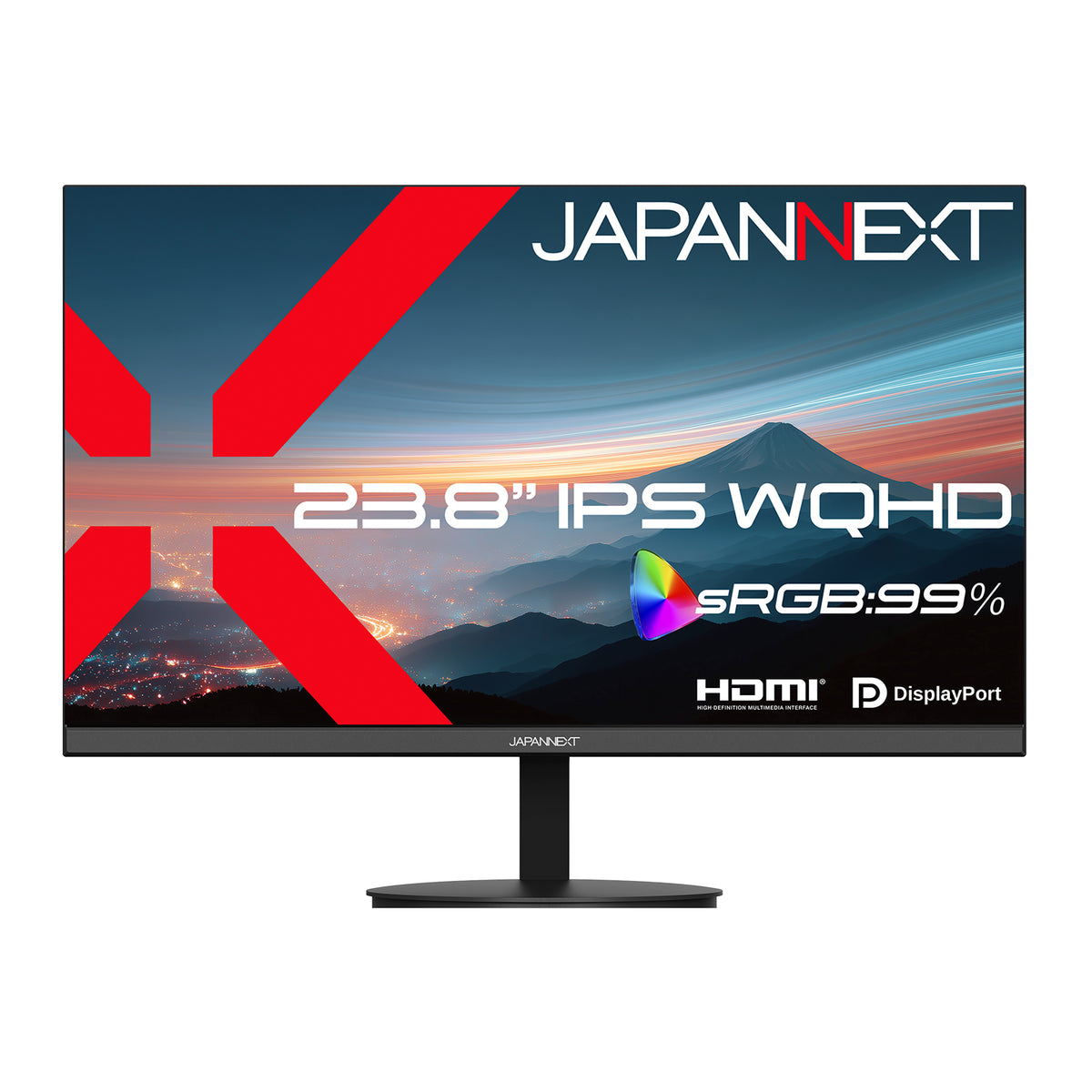 JAPANNEXT 23.8インチ IPSパネル搭載 WQHD(2560×1440)解像度 液晶 