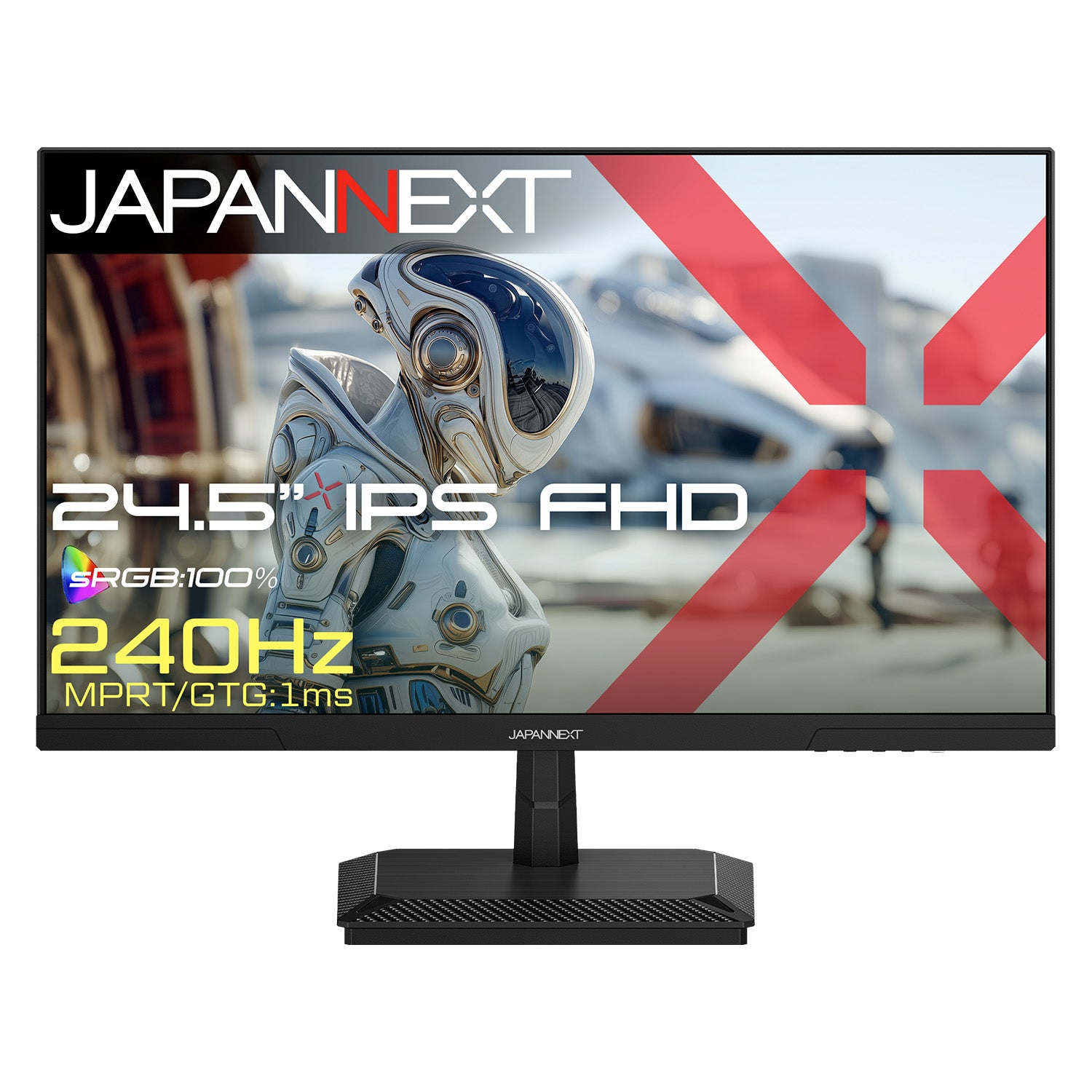 JAPANNEXT 24.5インチ IPSパネル搭載 240Hz/1ms(GTG:OD時/MPRT)対応 