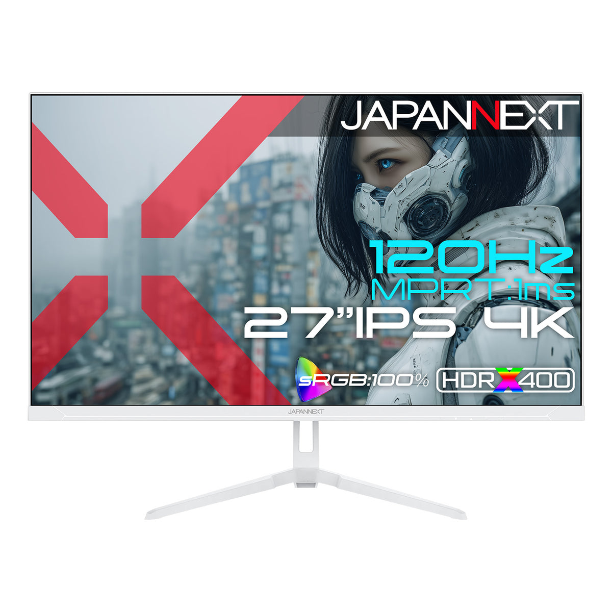 JAPANNEXT 27インチ IPSパネル搭載 120Hz/1ms(MPRT)対応 4K(3840×2160 
