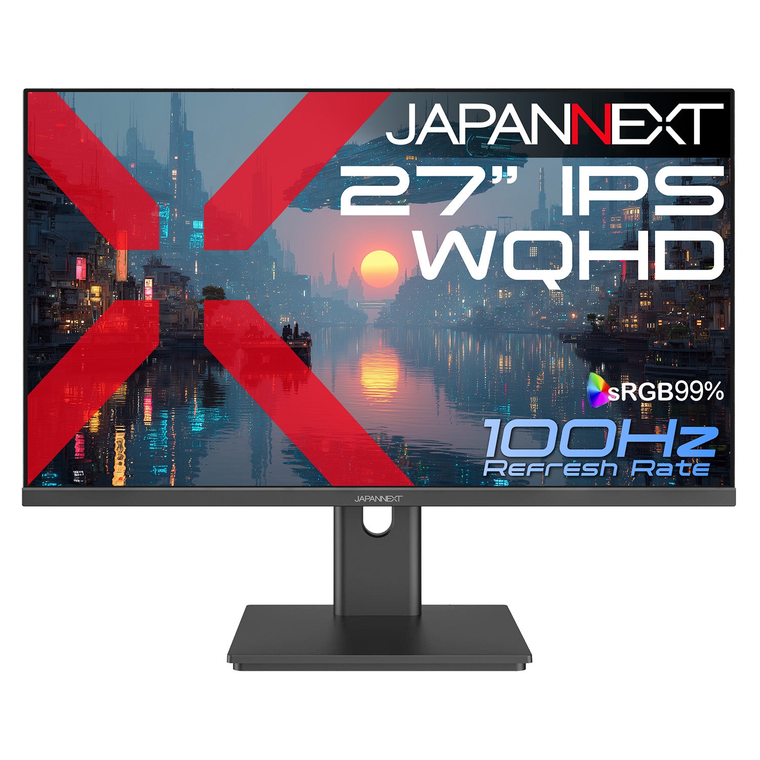 Amazon.co.jp限定】 JAPANNEXT 27インチ IPSパネル搭載 WQHD(2560x1440 
