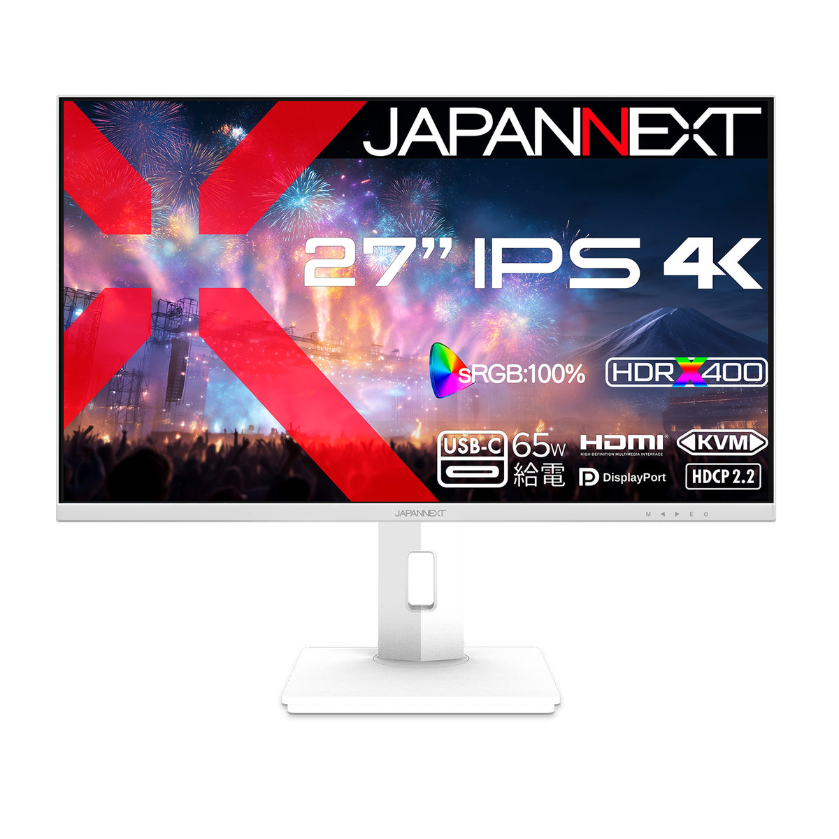 JAPANNEXT 27インチ IPSパネル搭載 4K(3840x2160)解像度 液晶モニター 