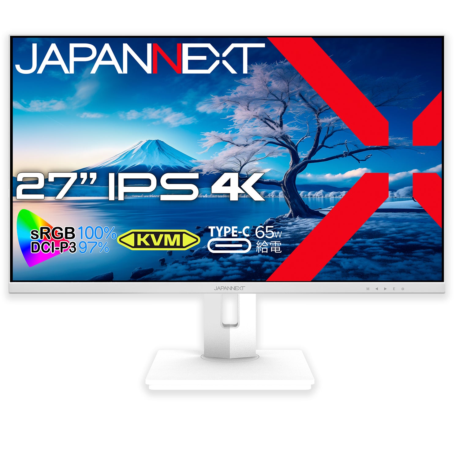 JAPANNEXT 27インチIPSパネル搭載 4K(3840x2160)解像度 液晶モニター 