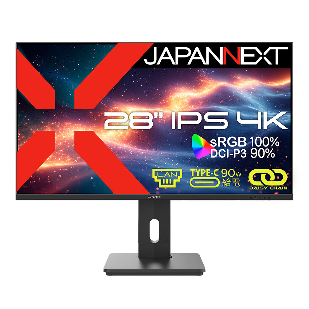 JAPANNEXT 28インチ IPSパネル搭載 4K(3840x2160)解像度 液晶モニター 