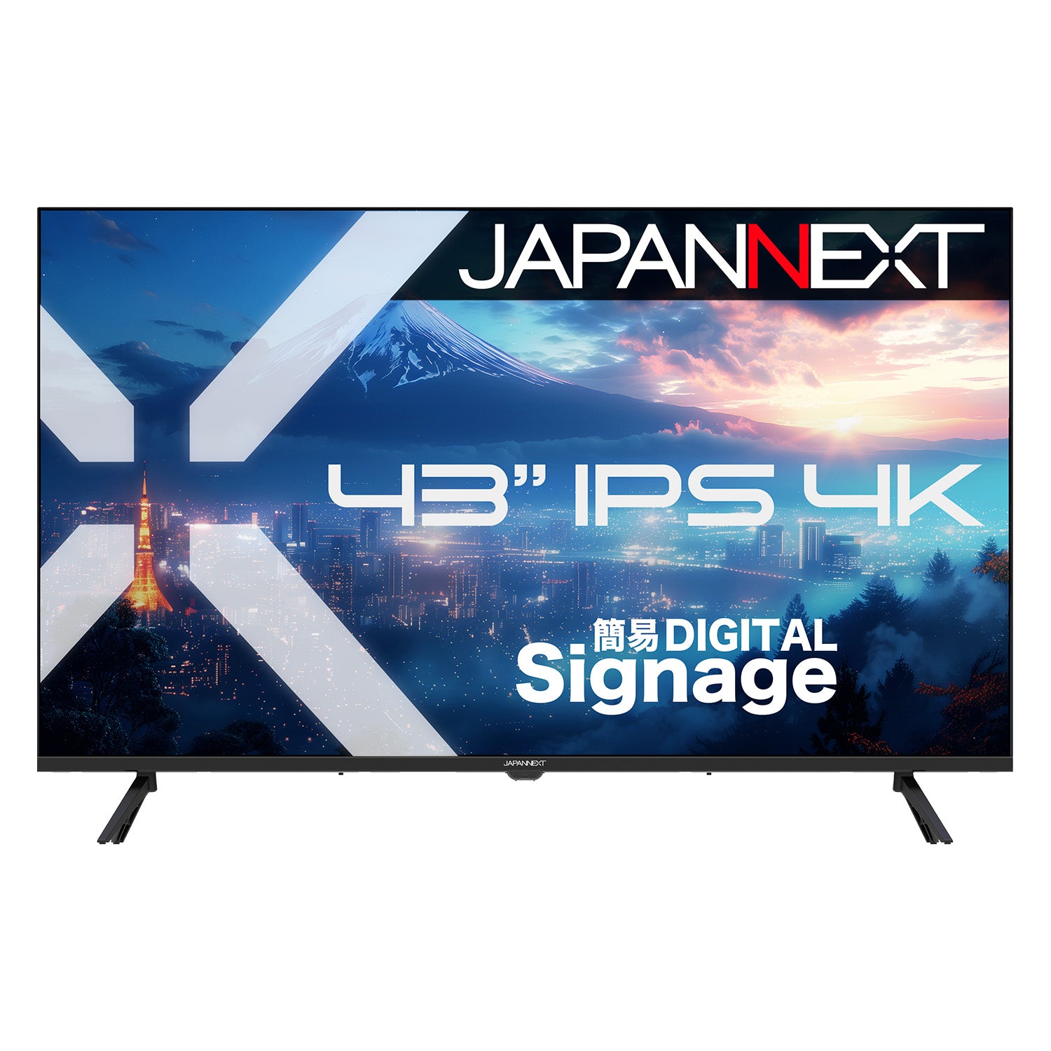 2年保証モデル】JAPANNEXT 43インチ IPSパネル搭載 4K(3840x2160 
