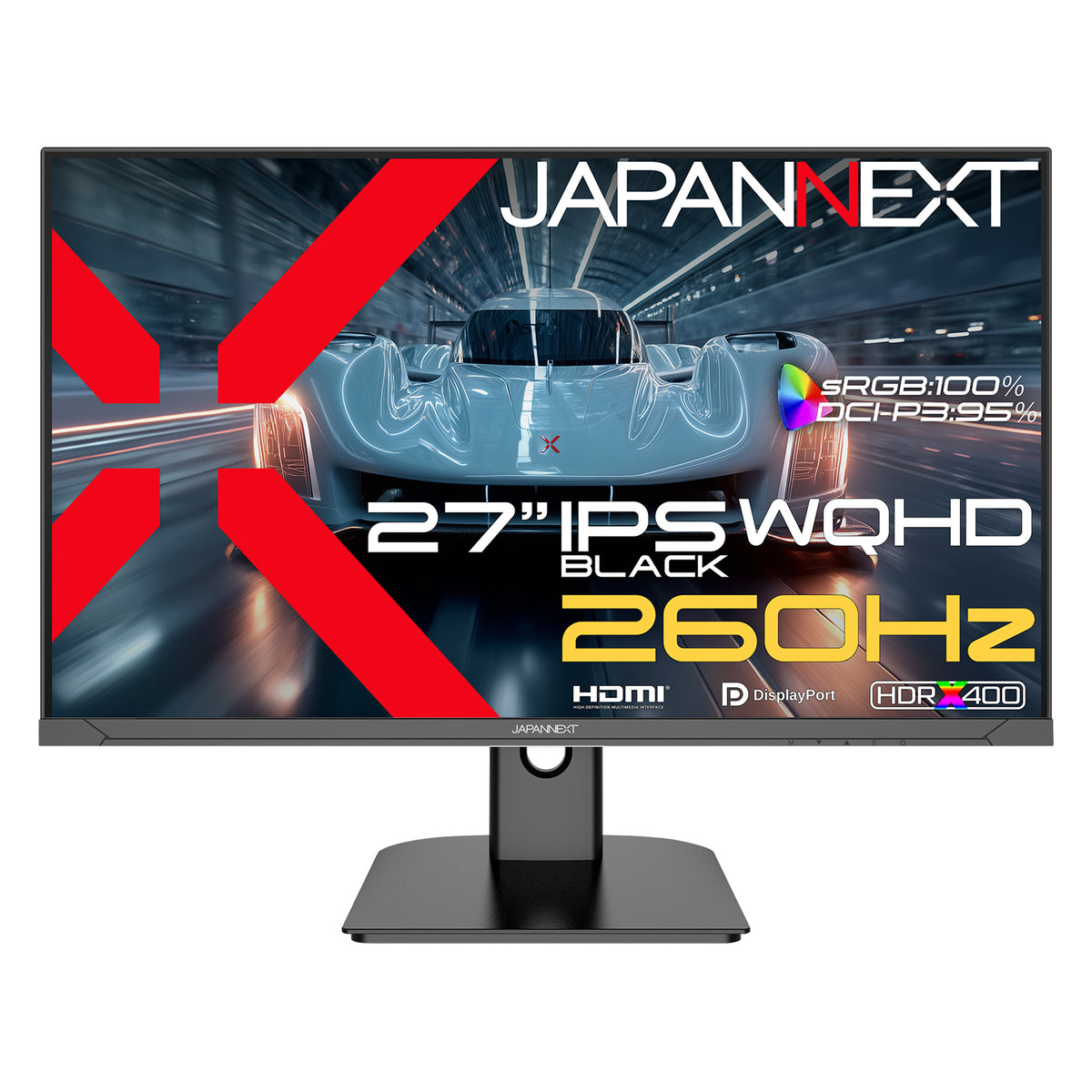 ECサイト限定】JAPANNEXT 27インチ IPS BLACKパネル搭載 260Hz/1ms 