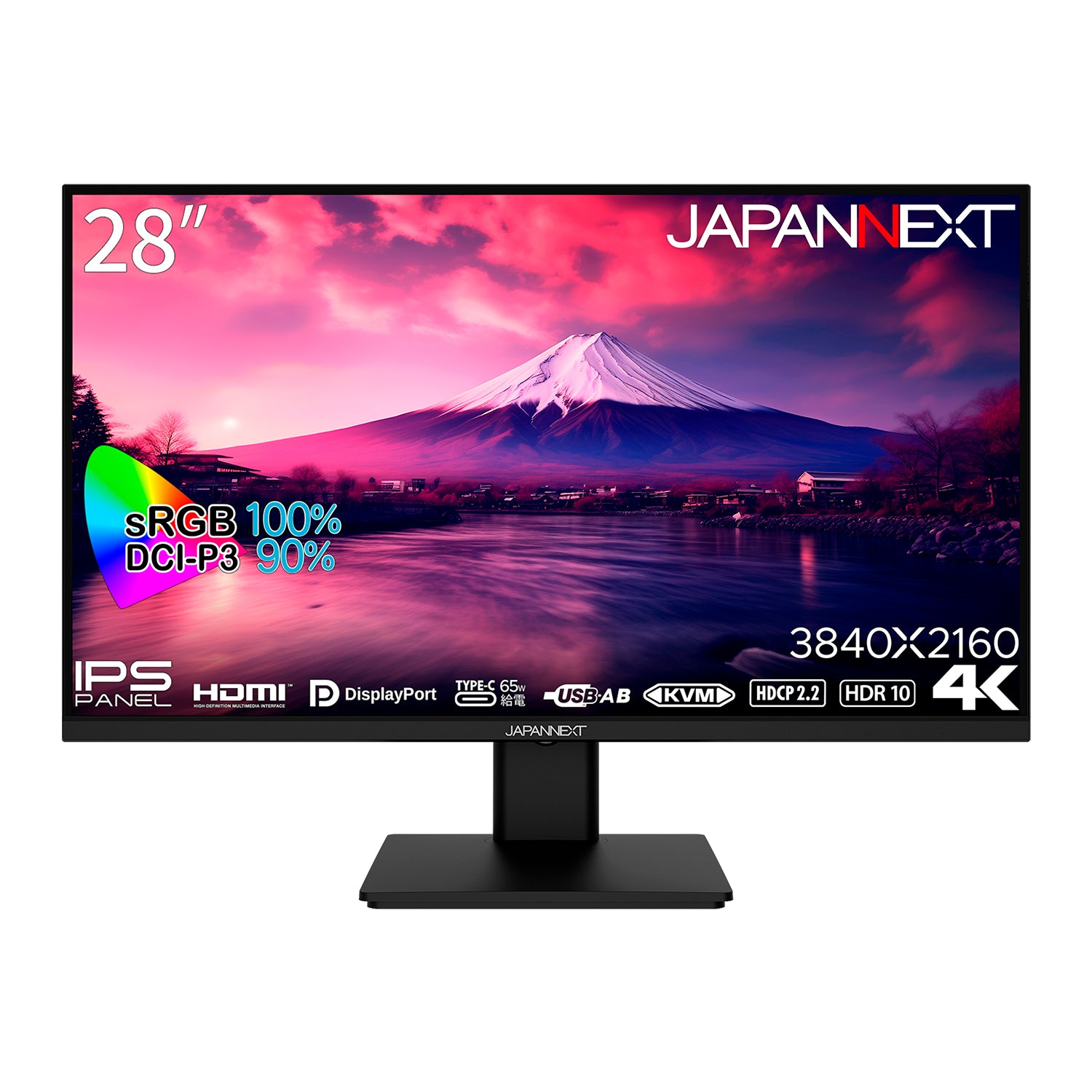 JAPANNEXT [JN-IPSD28UR-C65W] 液晶ディスプレイ 28型/3840×2160/HDMI×1