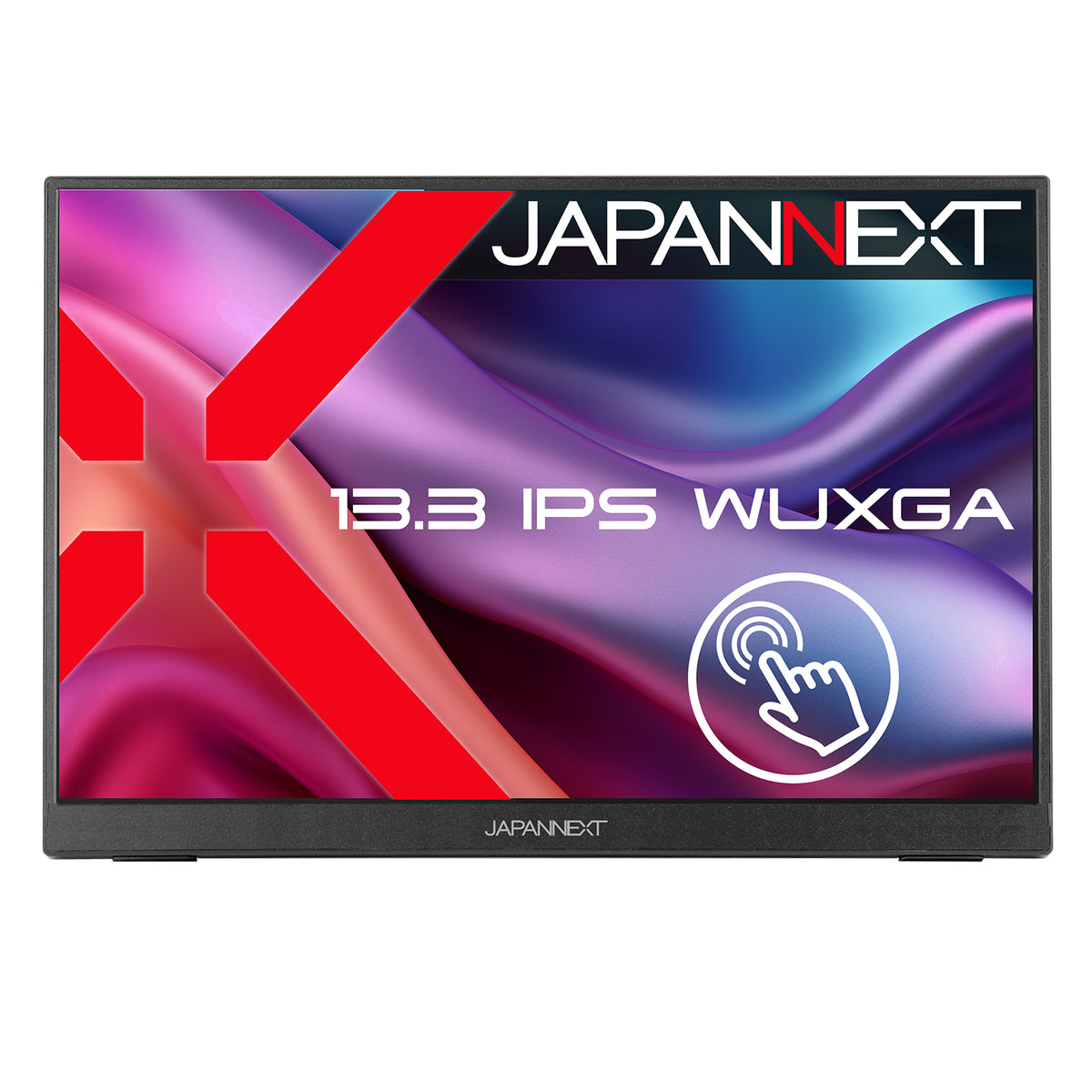 JAPANNEXT 13.3インチ IPSパネル搭載 10点マルチタッチ対応 WUXGA 