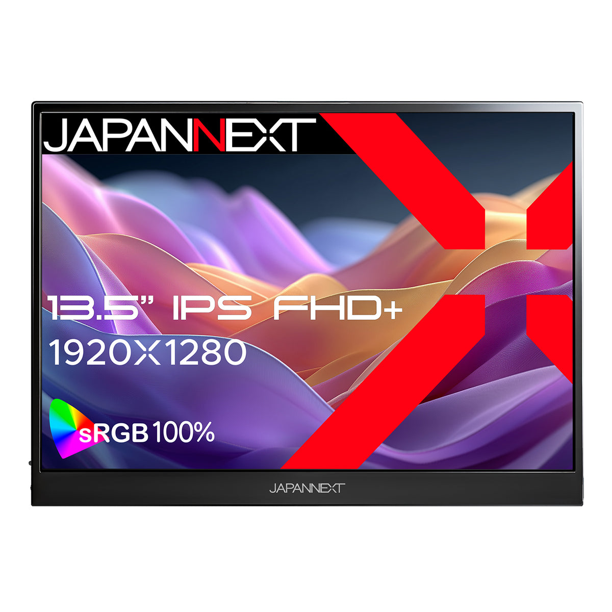 JAPANNEXT 13.5インチ IPSパネル搭載 フルHD+(1920x1280)解像度 