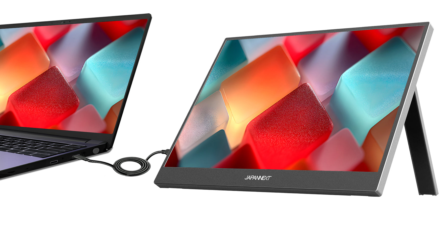 デュアルディスプレイがどこでも可能