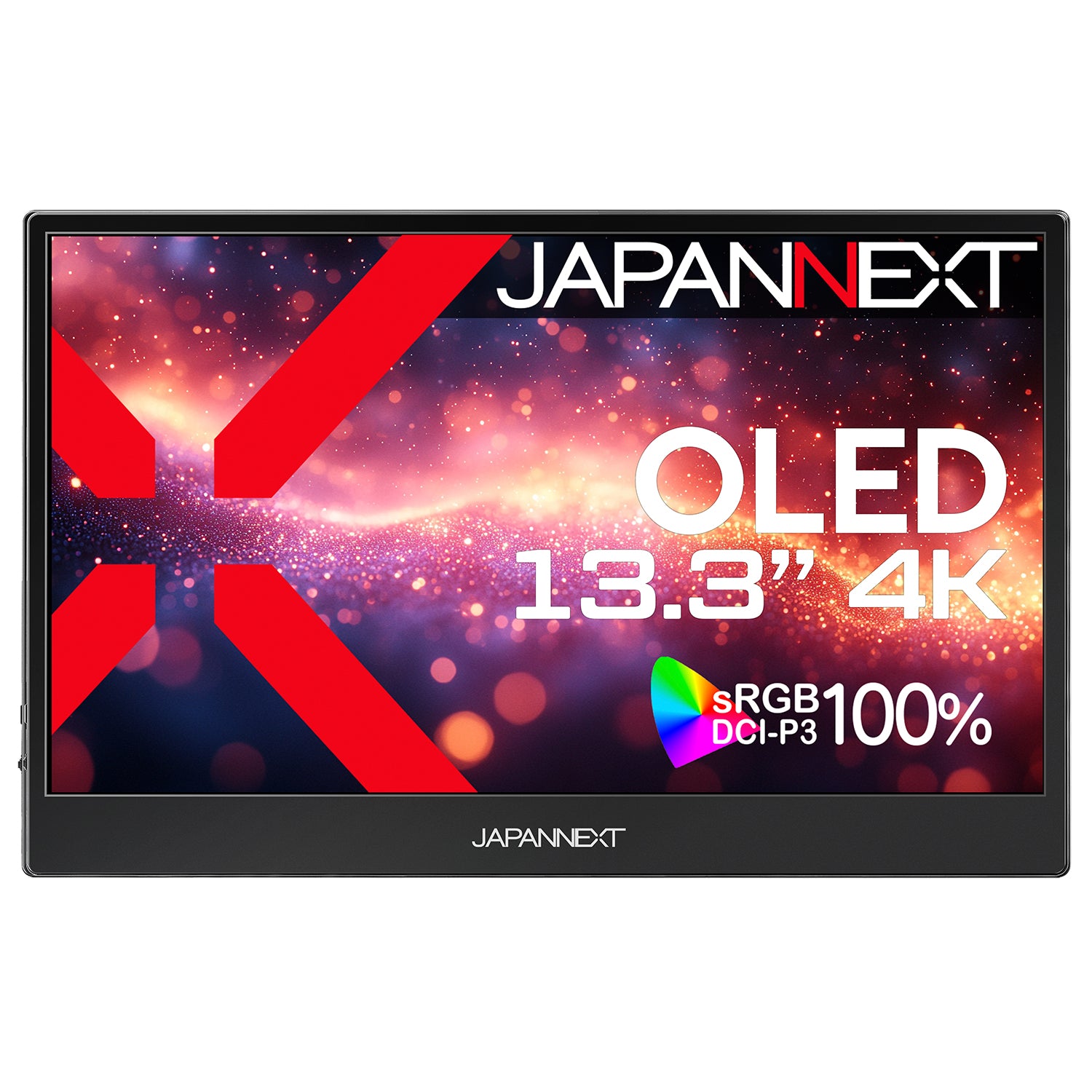 JAPANNEXT 13.3インチ 有機EL(OLED)パネル搭載 4K(3840x2160)解像度 