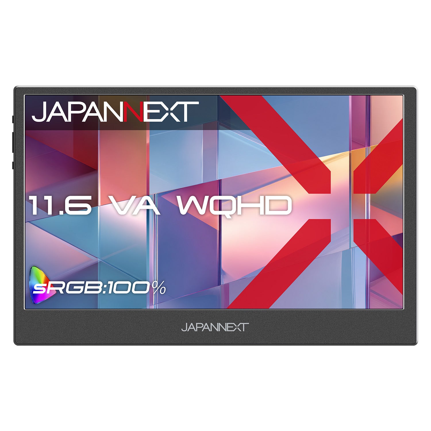 JAPANNEXT 11.6インチ VAパネル搭載 WQHD(2560×1440)解像度 モバイル
