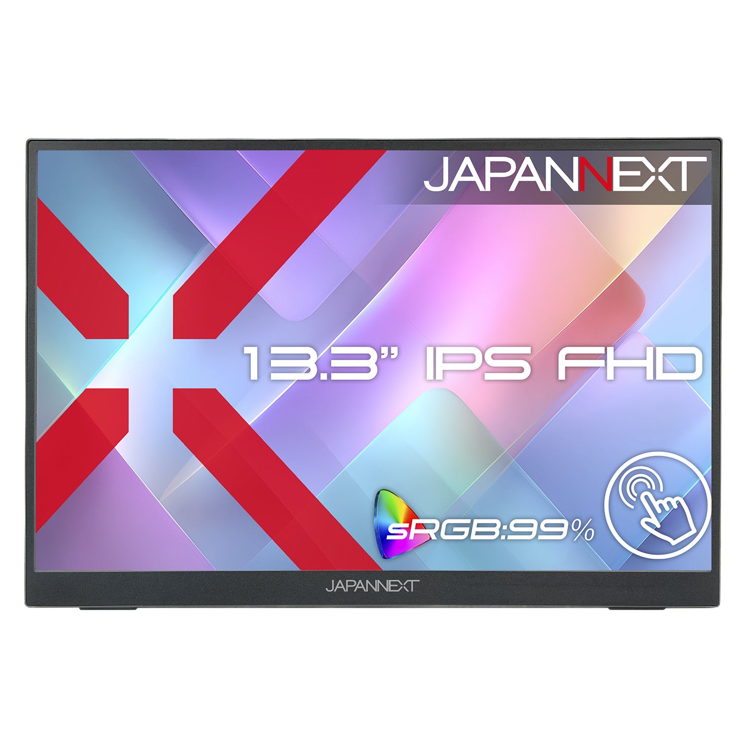 ECサイト限定】JAPANNEXT 13.3インチ IPSパネル搭載 10点マルチタッチ