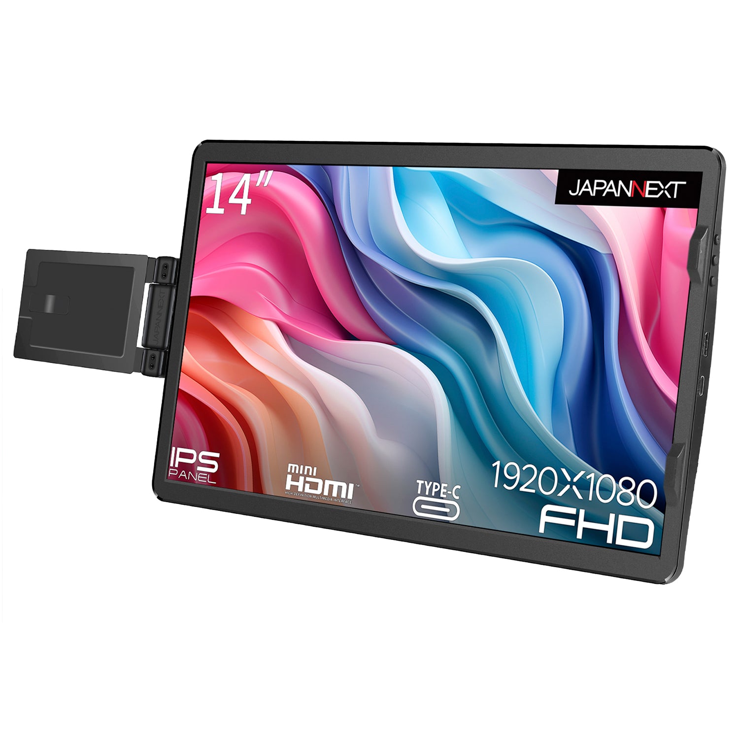 JAPANNEXT JN-MDO-IPS140FHD 14インチ 1920x1080解像度 ノートPC装着型 ...