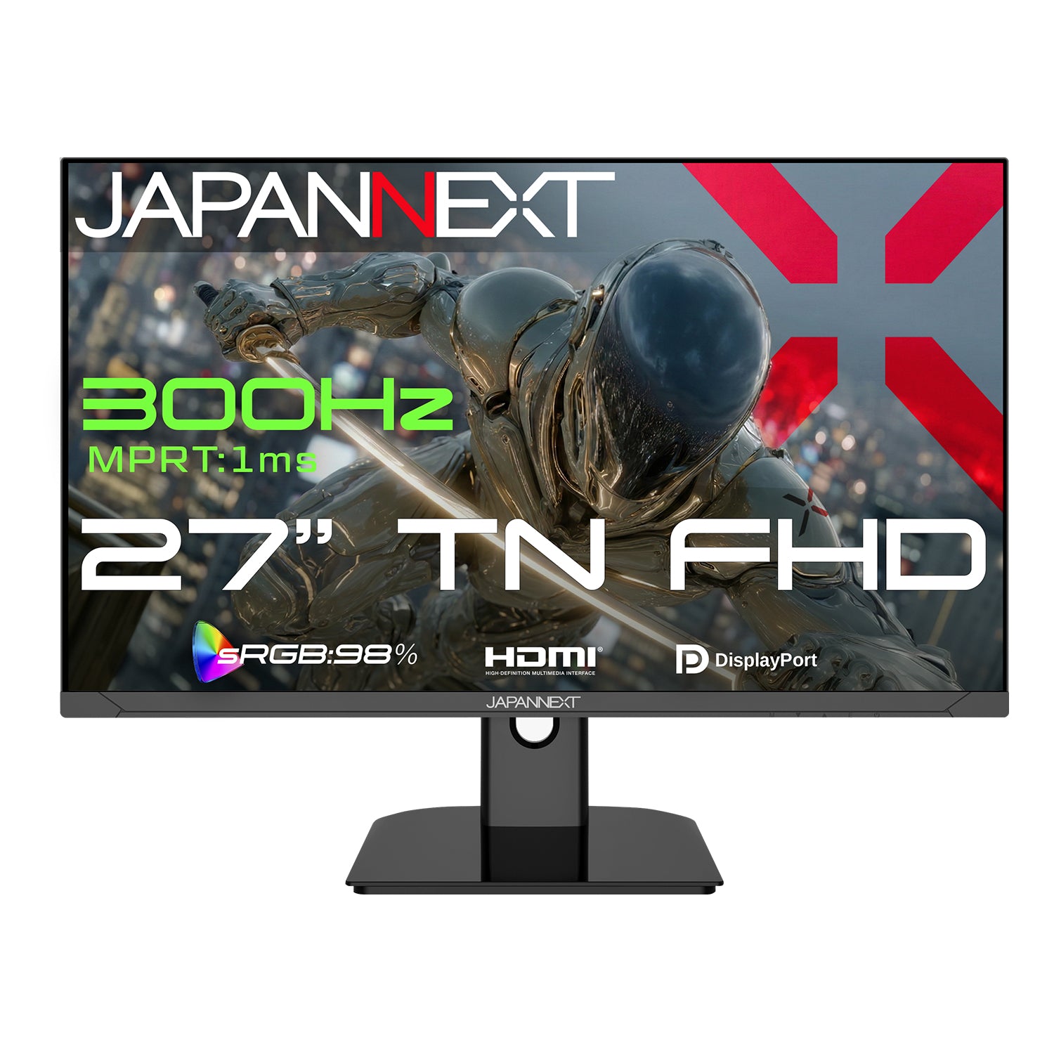 ECサイト限定】 JAPANNEXT 27インチ TNパネル搭載 300Hz/1ms(MPRT)対応
