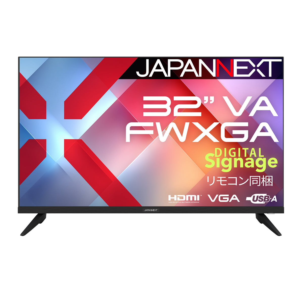 JAPANNEXT 32インチ VAパネル搭載 FWXGA(1366x768)解像度 液晶モニター 