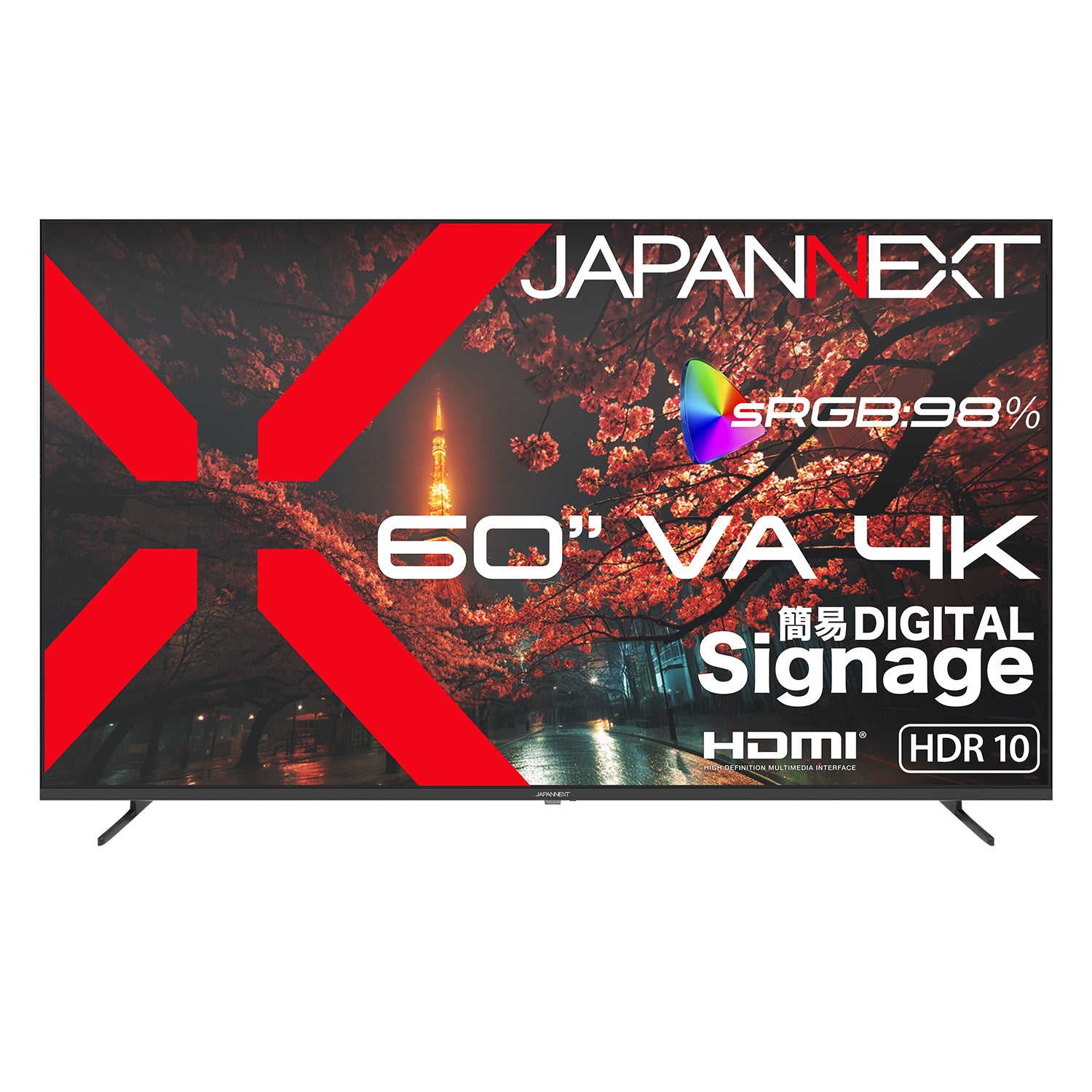2年保証モデル】 JAPANNEXT 60インチ VAパネル搭載 4K(3840×2160 