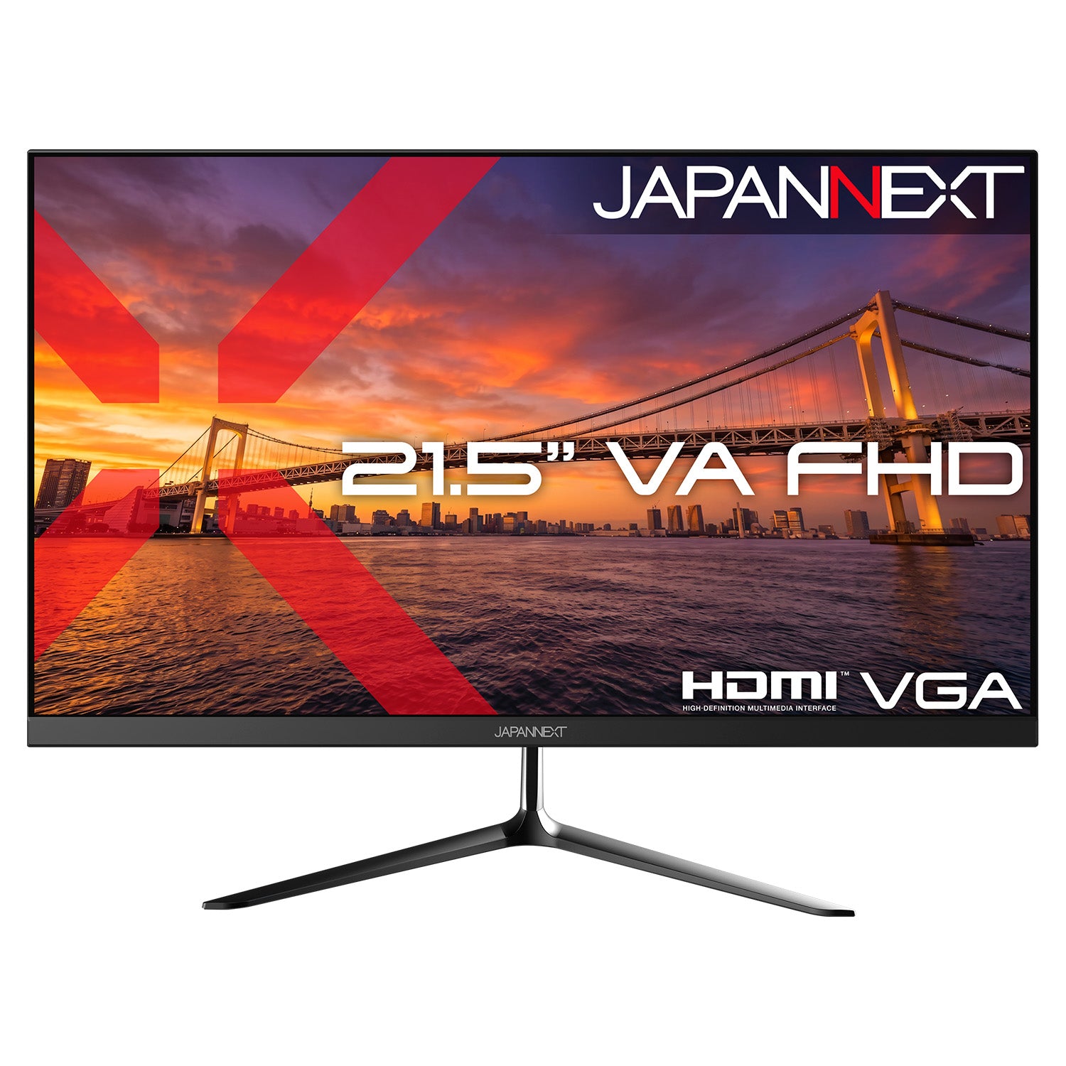 JAPANNEXT 21.5インチ VAパネル搭載 フルHD(1920×1080)解像度 液晶