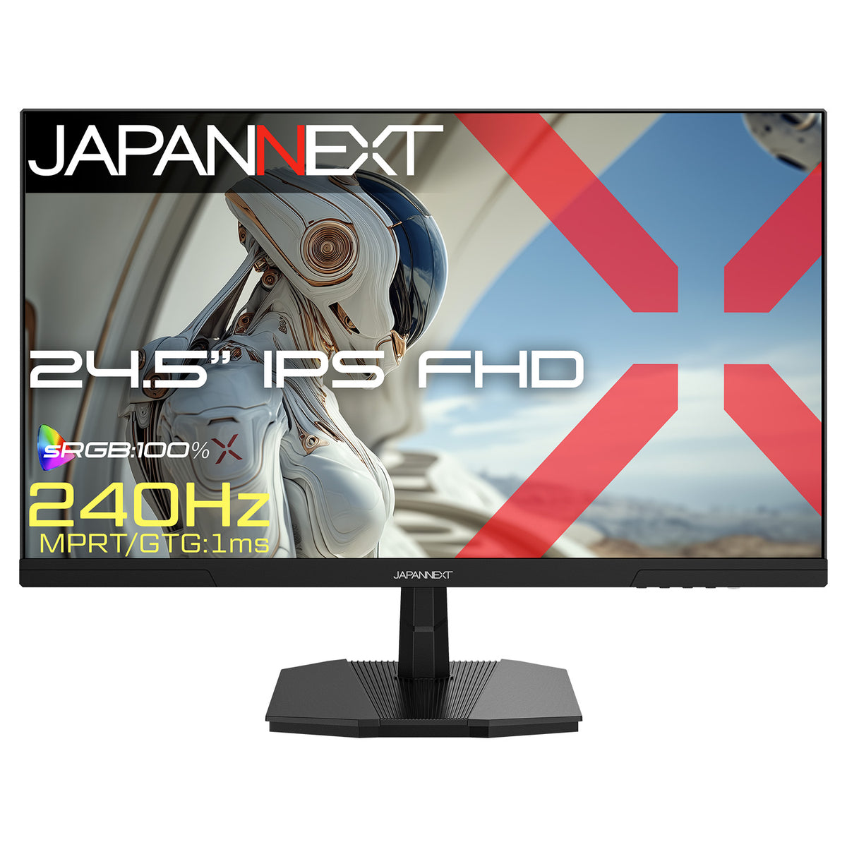 ECサイト限定】JAPANNEXT 24.5インチ IPSパネル搭載 240Hz/1ms(GTG:OD 