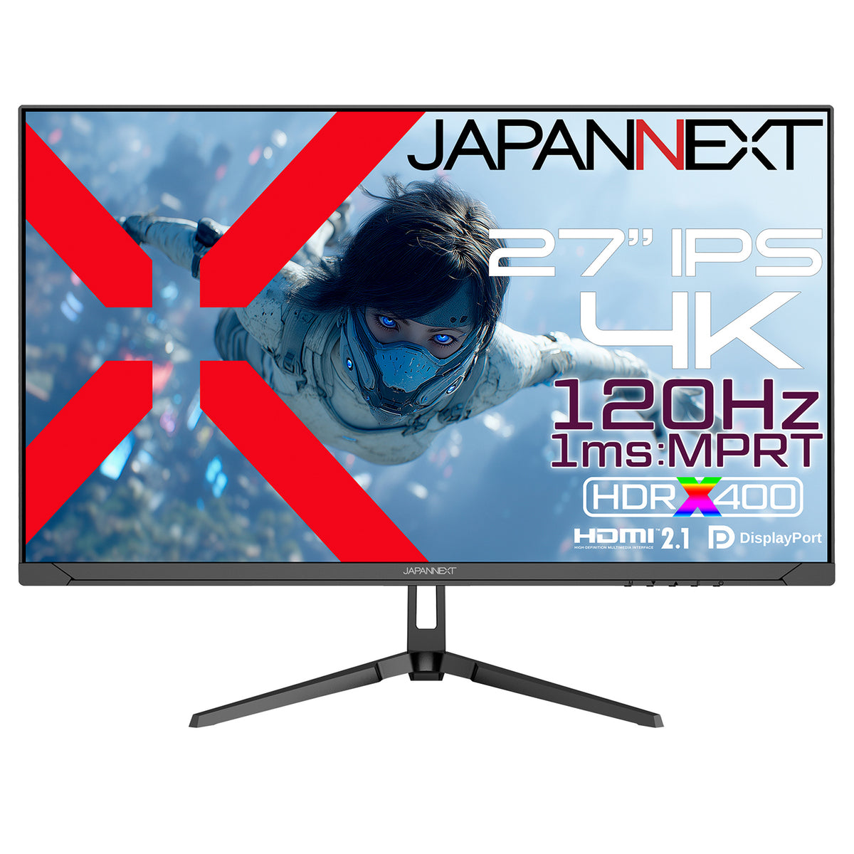 Amazon.co.jp限定】 JAPANNEXT 27インチ IPSパネル搭載 120Hz/1ms(MPRT 