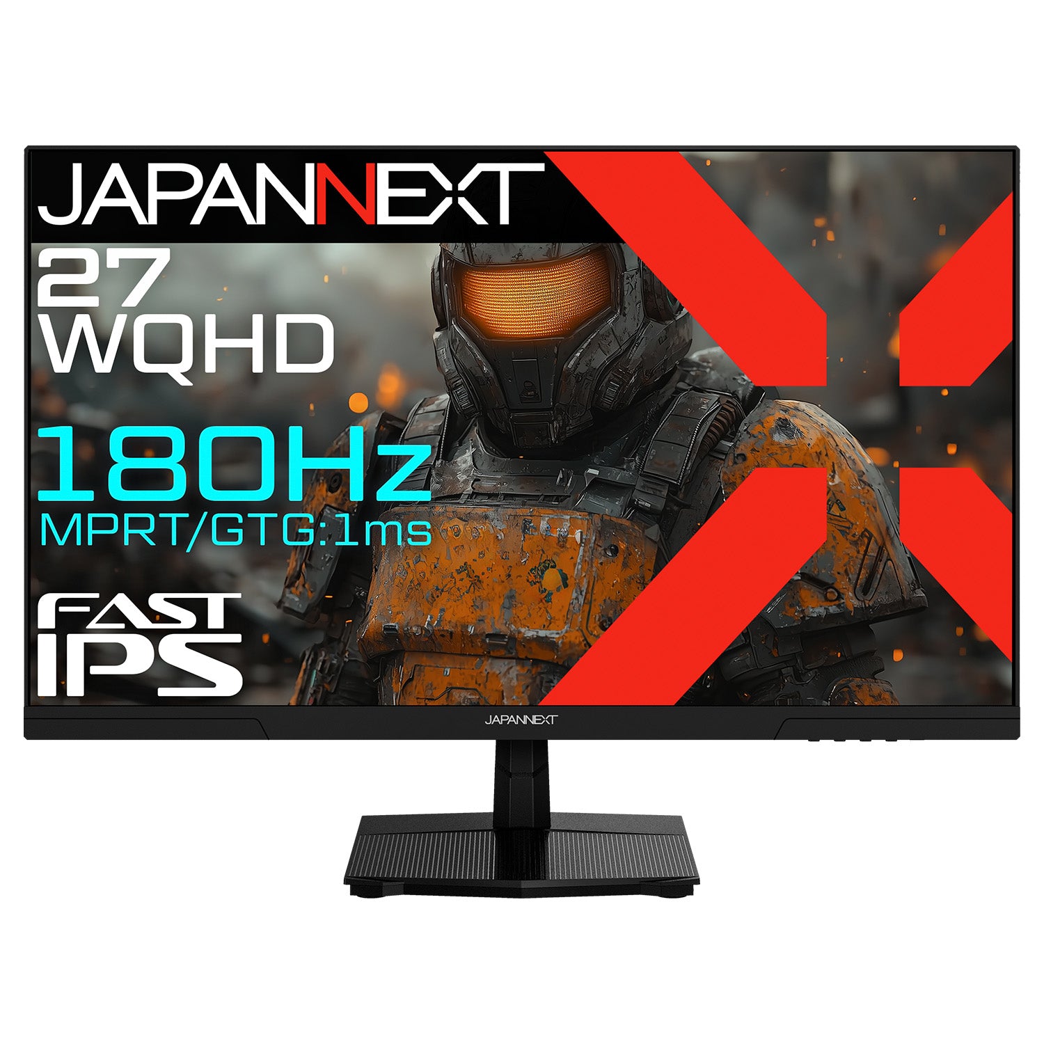 JAPANNEXT 27インチ FAST IPSパネル搭載 180Hz対応 WQHD(2560x1440 