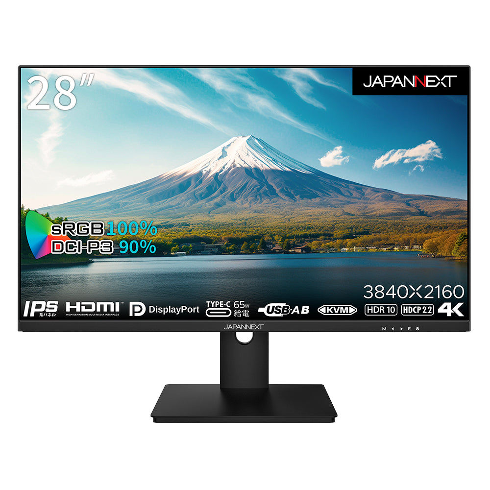 Amazon.co.jp限定】JAPANNEXT 28型 IPS 4K液晶モニター USB Type-C