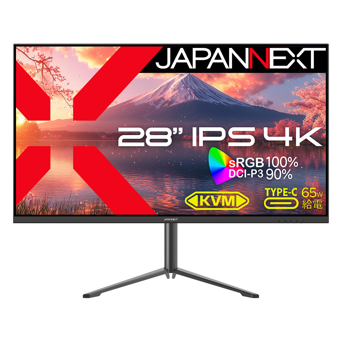 Amazon.co.jp限定】 JAPANNEXT 28インチ IPSパネル搭載 4K(3840x2160 