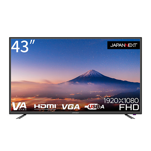 JAPANNEXT 43インチ大画面 フルHD(1920x1080) 液晶モニター JN-V430FHD 