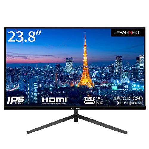 JAPANNEXT 23.8インチIPSパネル搭載 フルHD液晶モニター JN