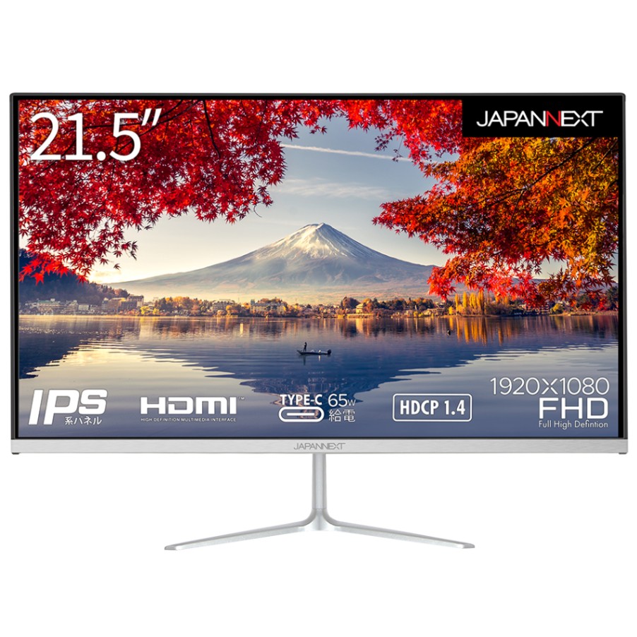 JAPANNEXT 21.5 インチIPSパネル搭載 フルHD液晶モニター JN-IPS215FHD 