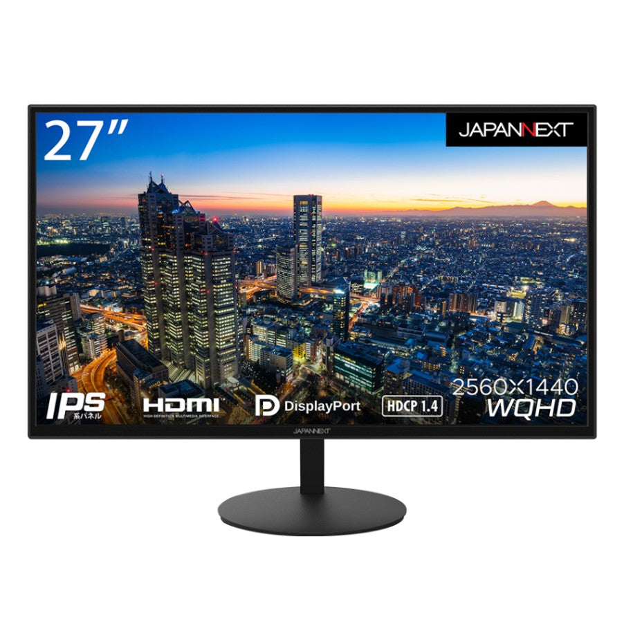 JAPANNEXT 27インチ WQHD(2560 x 1440) 液晶モニター JN-IPS271WQHD-N 