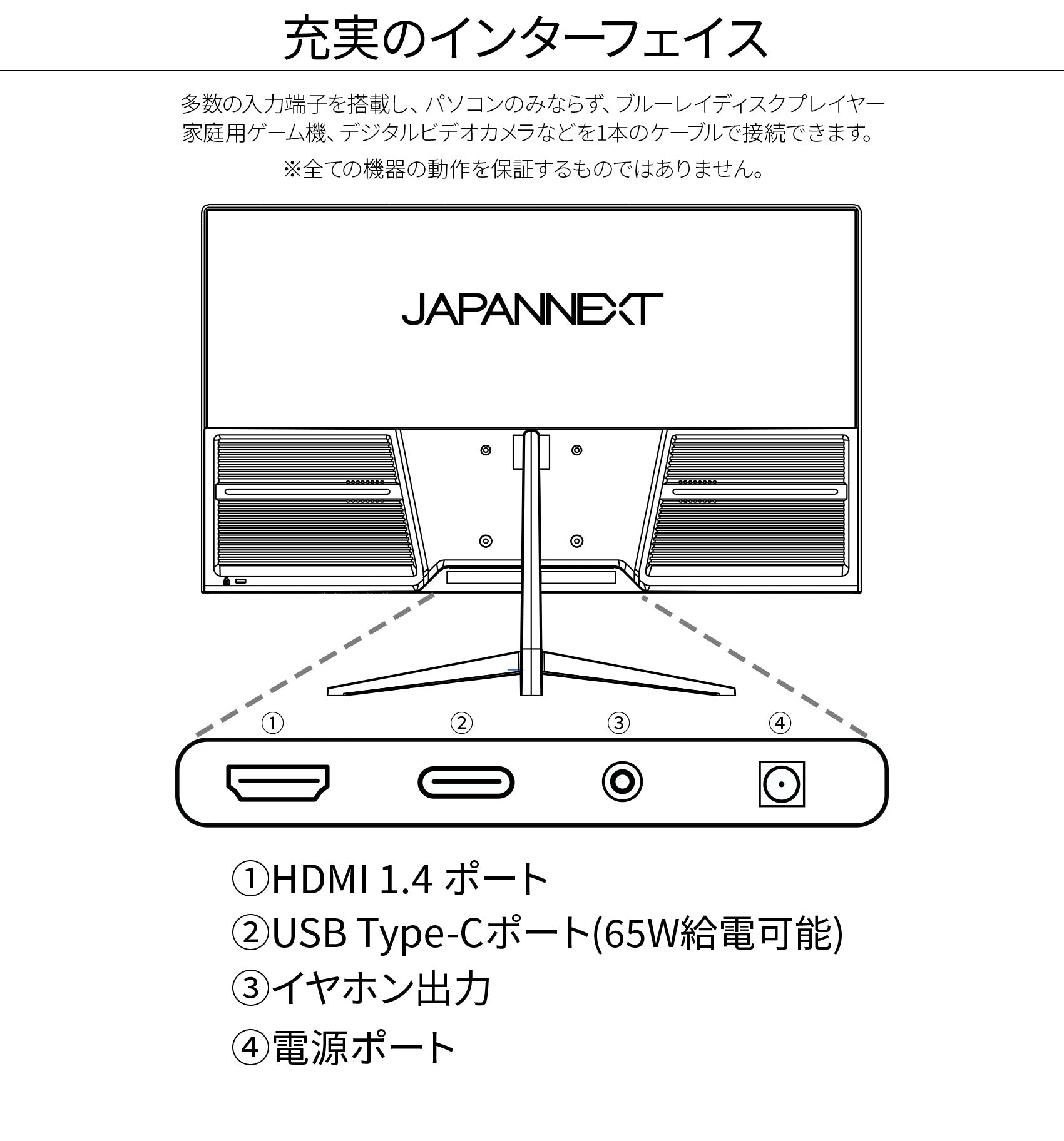 【生産完了】JN-IPS2380FHDR-C65W