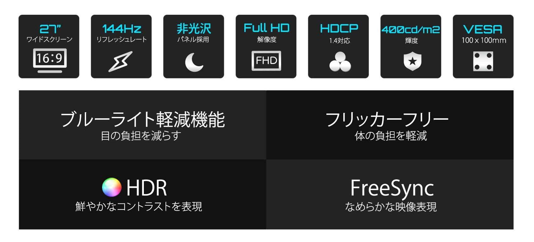 【生産完了】JN-IPS27FHDR144