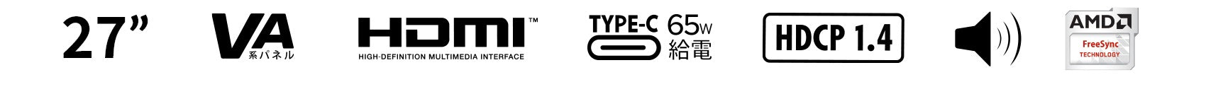 【生産完了】JN-V27FLFHD-C65W