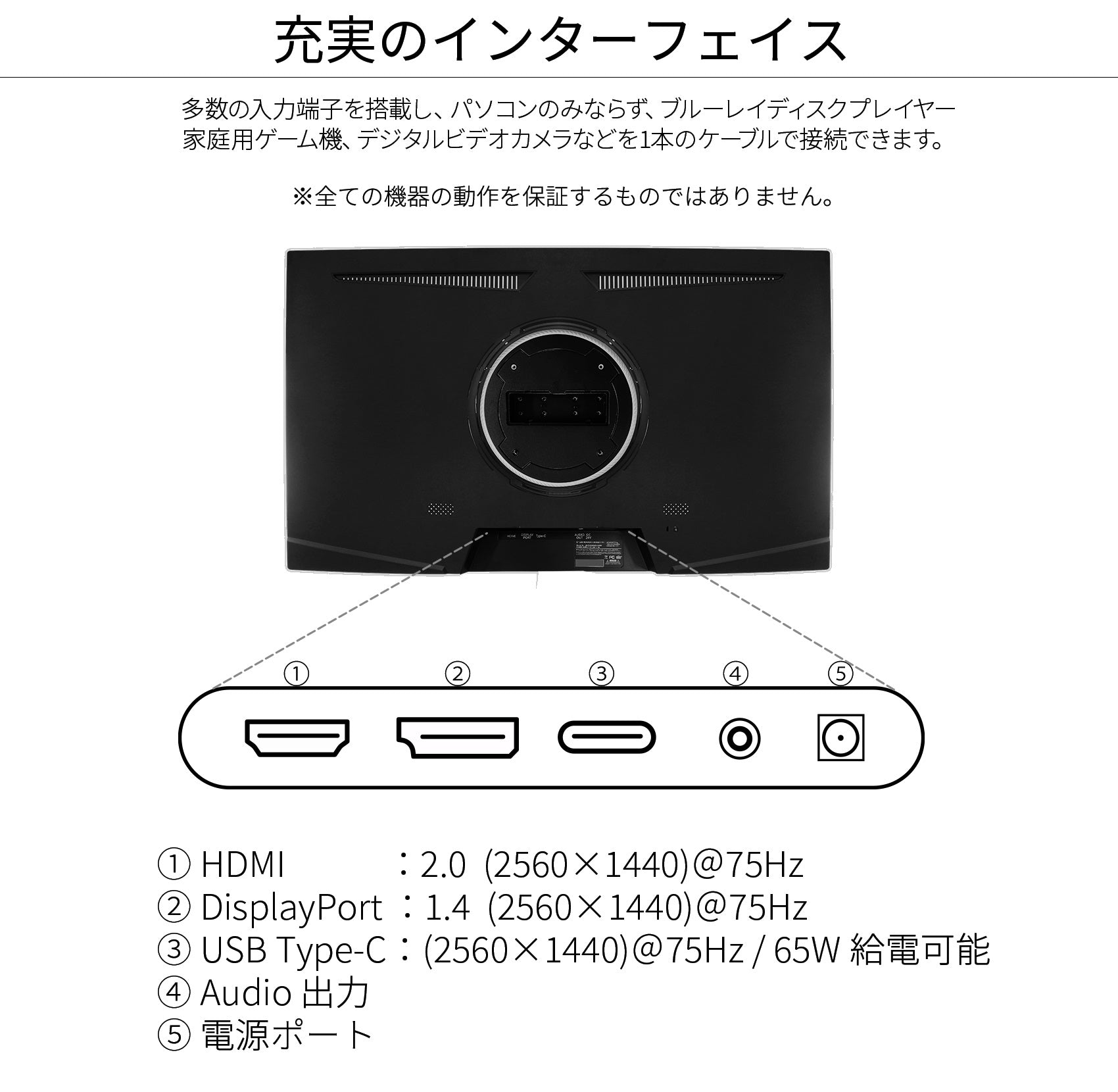 【生産完了】JN-V320WQHD-C65W