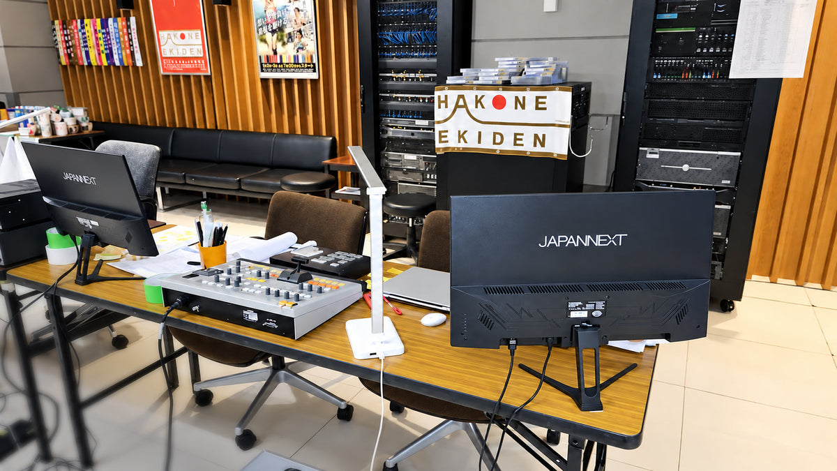 『俺たちの箱根駅伝』に、JAPANNEXTのモニターを美術協力させていただきました！