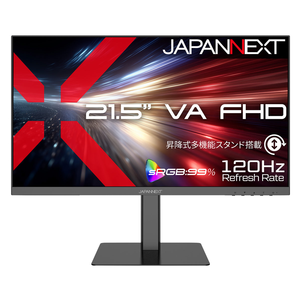 JAPANNEXT 21.5インチ VAパネル搭載 フルHD(1920×1080)解像度 液晶 