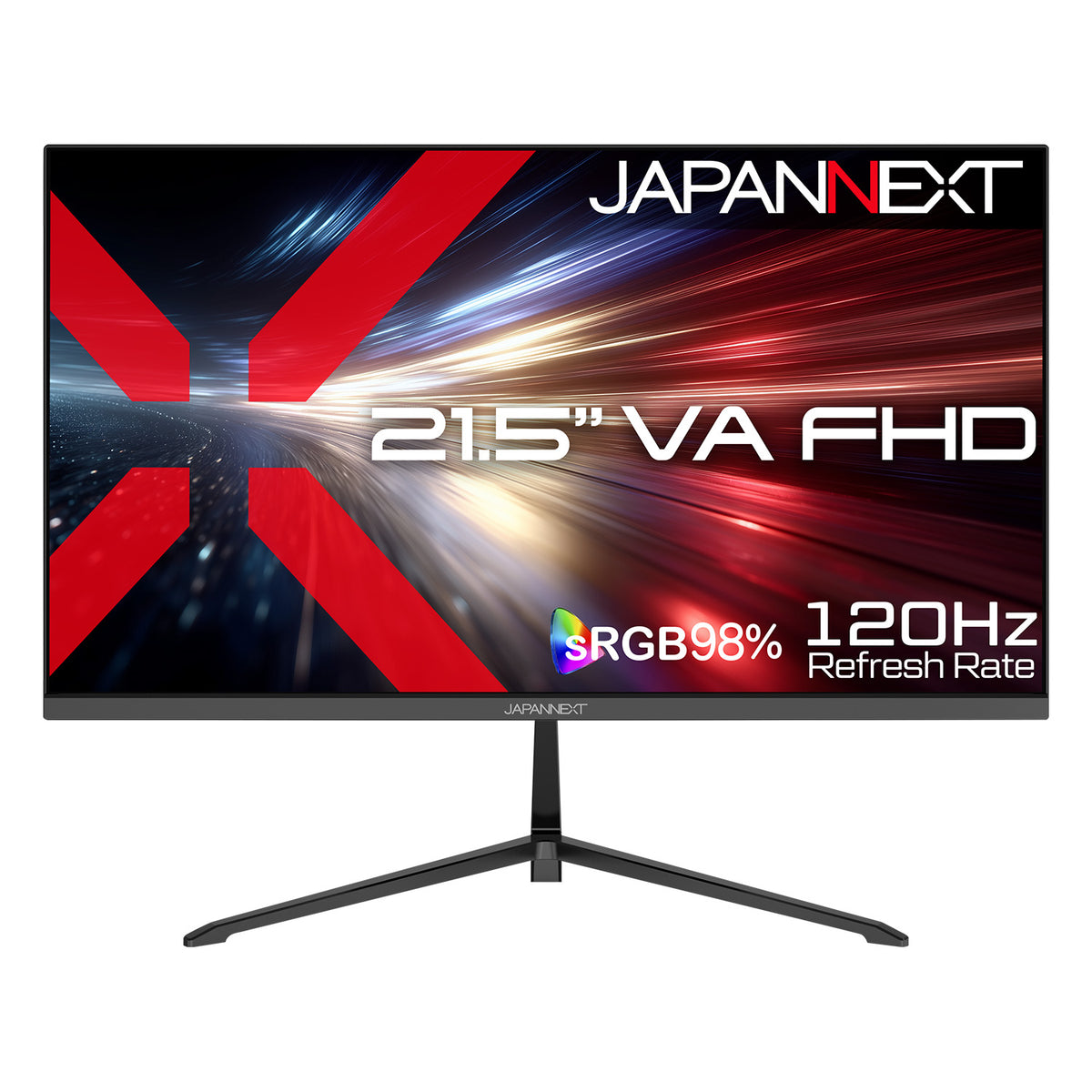 JAPANNEXT 21.5インチ VAパネル搭載 120Hz/1ms(MPRT)対応 フルHD 