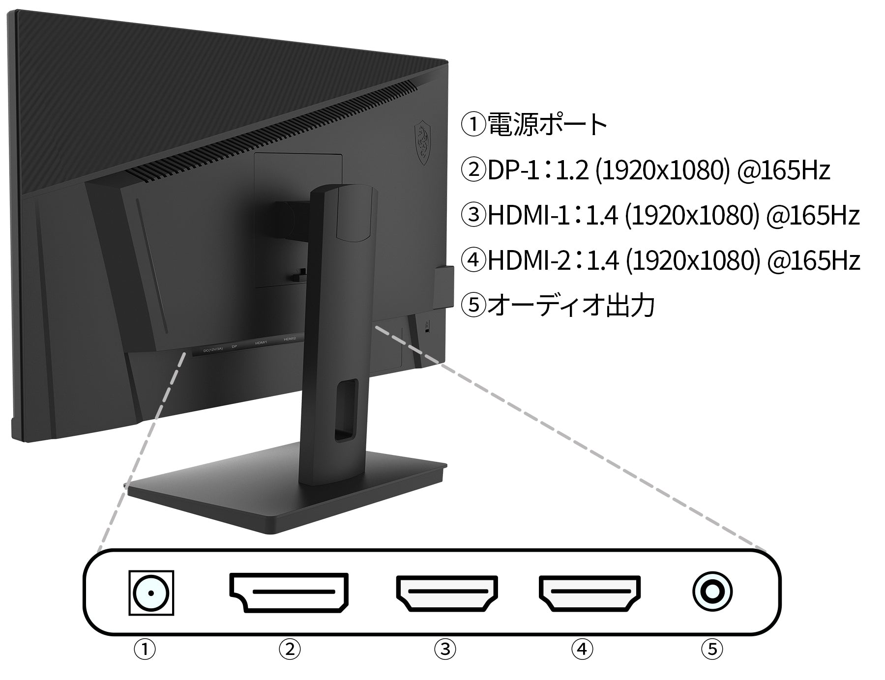 Amazon.co.jp限定】JAPANNEXT 23.8インチ IPS フルHD(1920x1080 ...