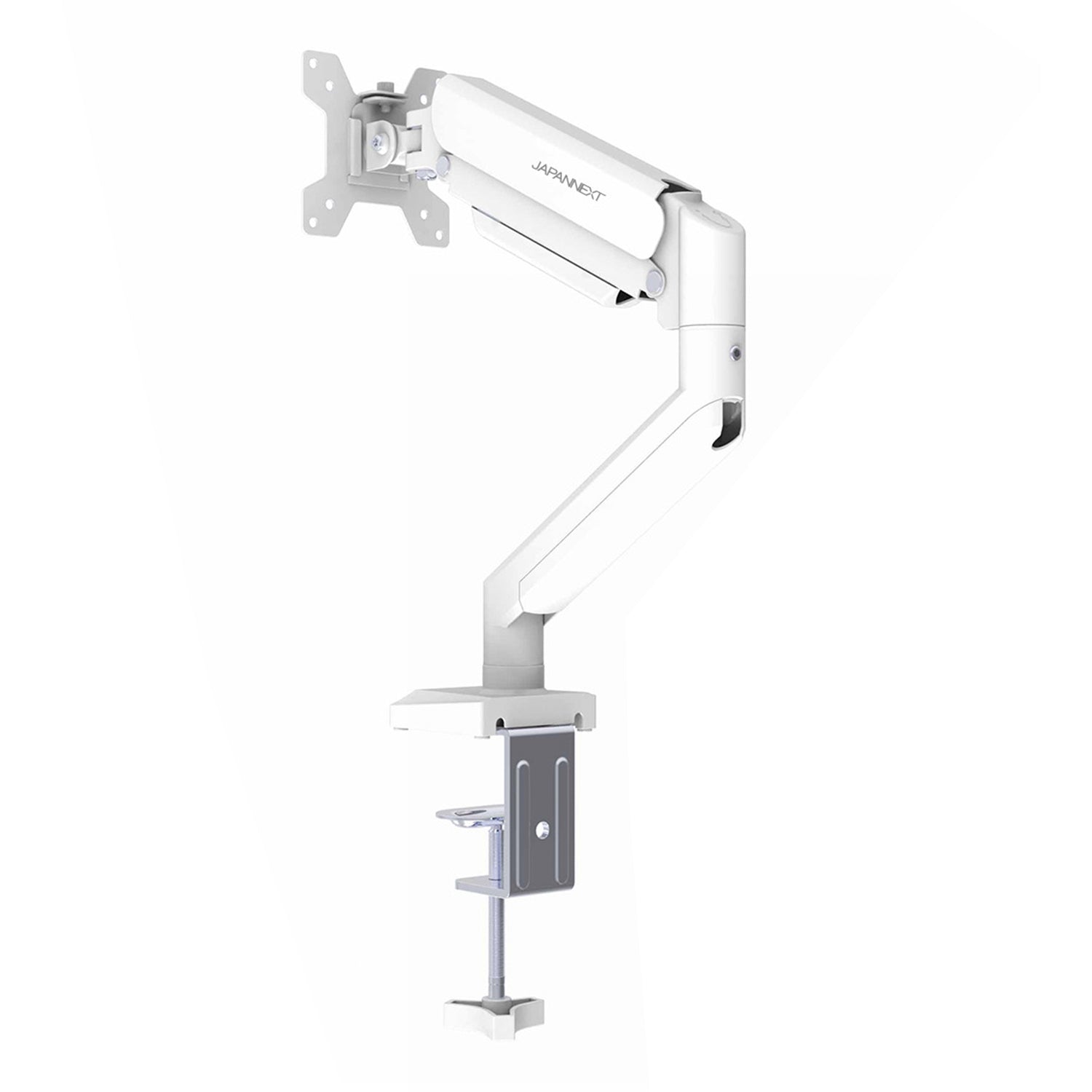 JAPANNEXT モニターアーム(ホワイト) JN-A-G210A1C-W 21.5～32インチ