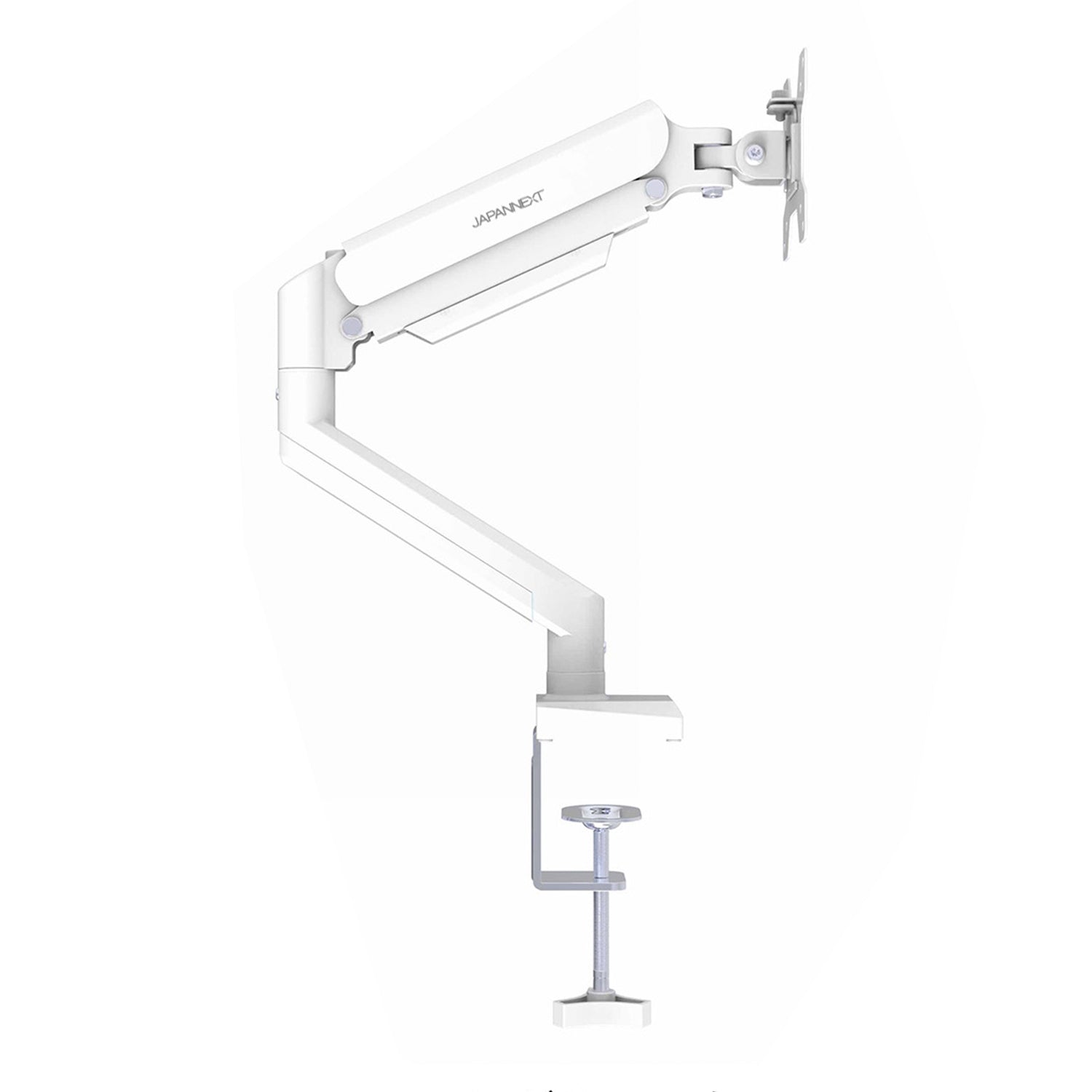 JAPANNEXT モニターアーム(ホワイト) JN-A-G210A1C-W 21.5～32インチ