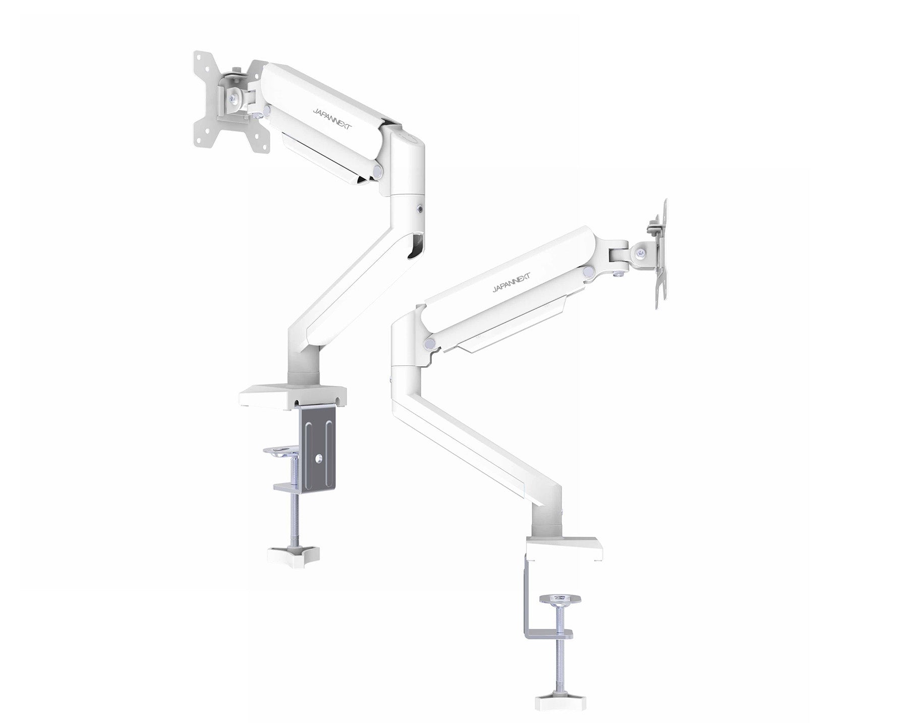 JAPANNEXT モニターアーム(ホワイト) JN-A-G210A1C-W 21.5～32インチ
