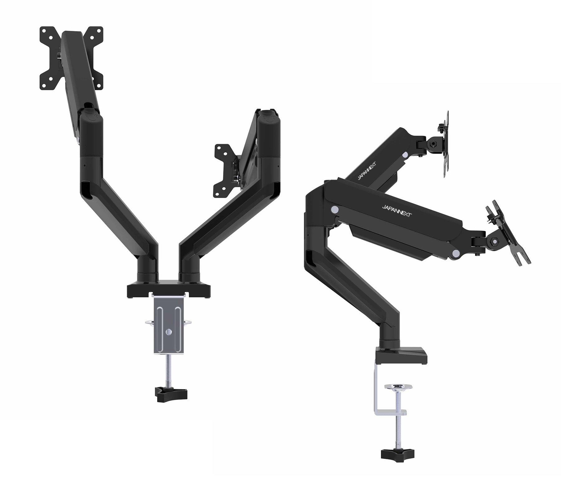 JAPANNEXT デュアルモニターアーム JN-A-G210A2C 21.5～32インチ対応