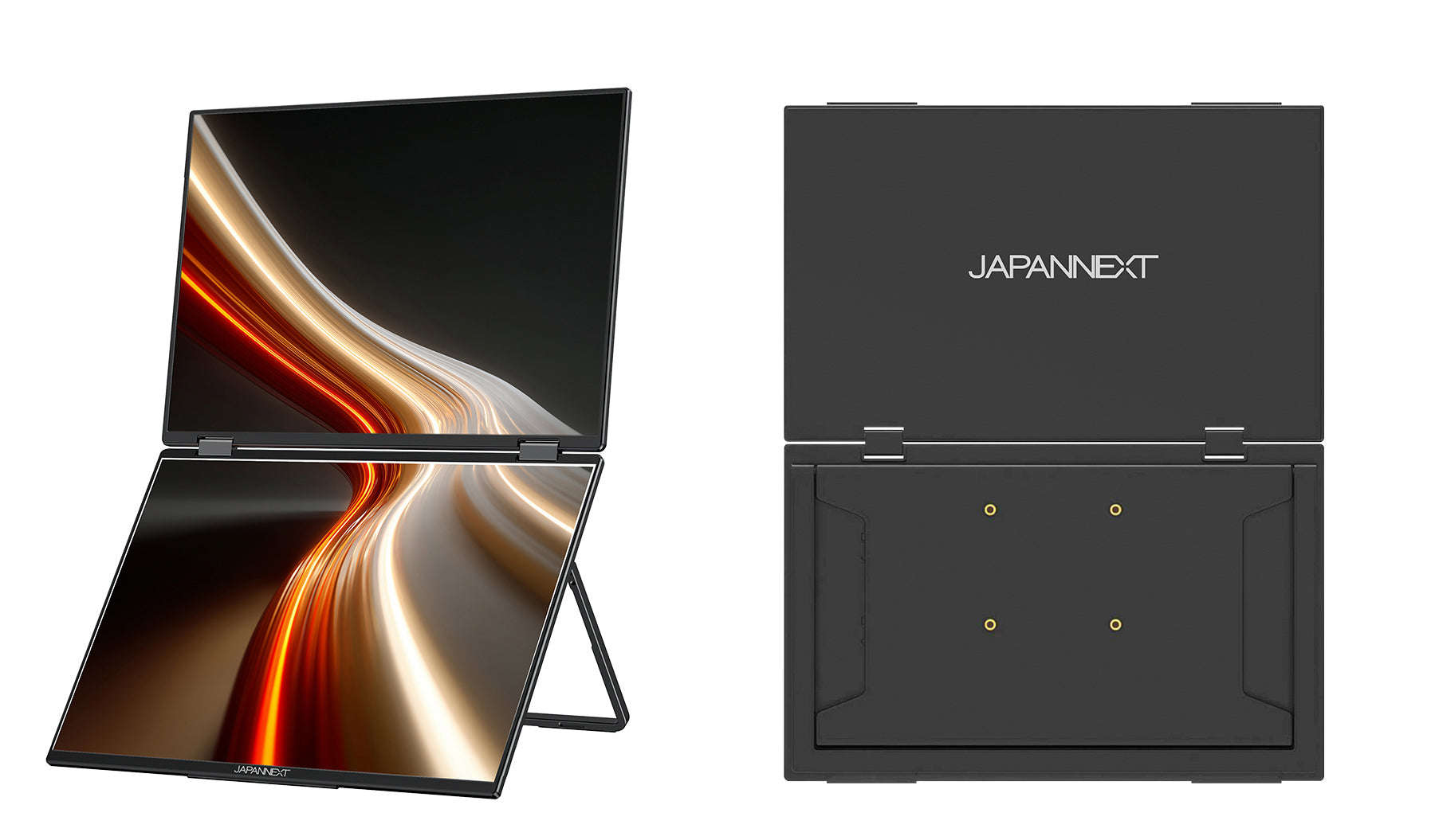 モバイルモニター 【15.6インチ 1920*1080 フルHD】 キックスタン タッチ対応の15.6型モバイルモニター。キックスタンドも内蔵