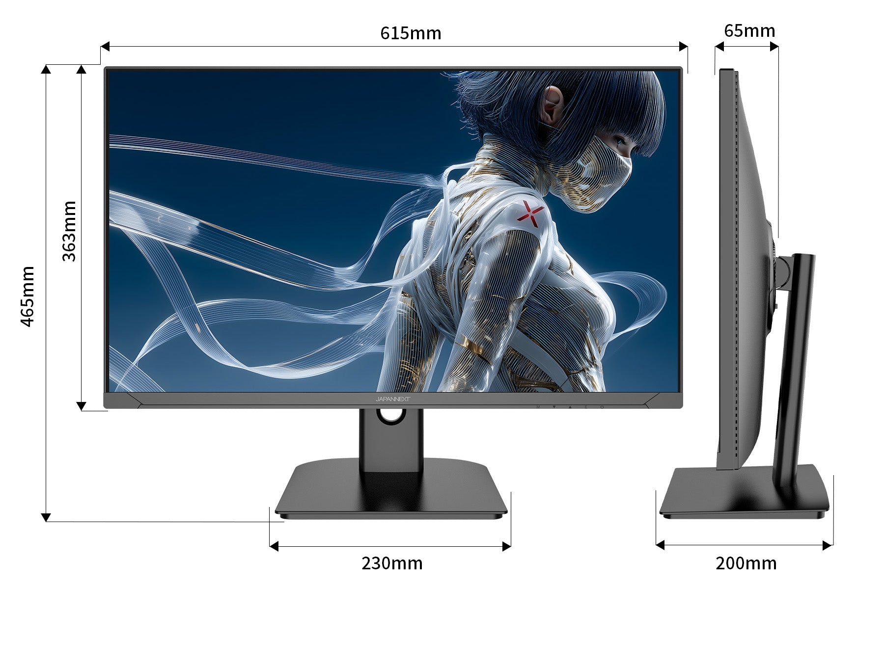 ECサイト限定】JAPANNEXT 27インチ IPSパネル搭載 120Hz/1ms(MPRT)対応