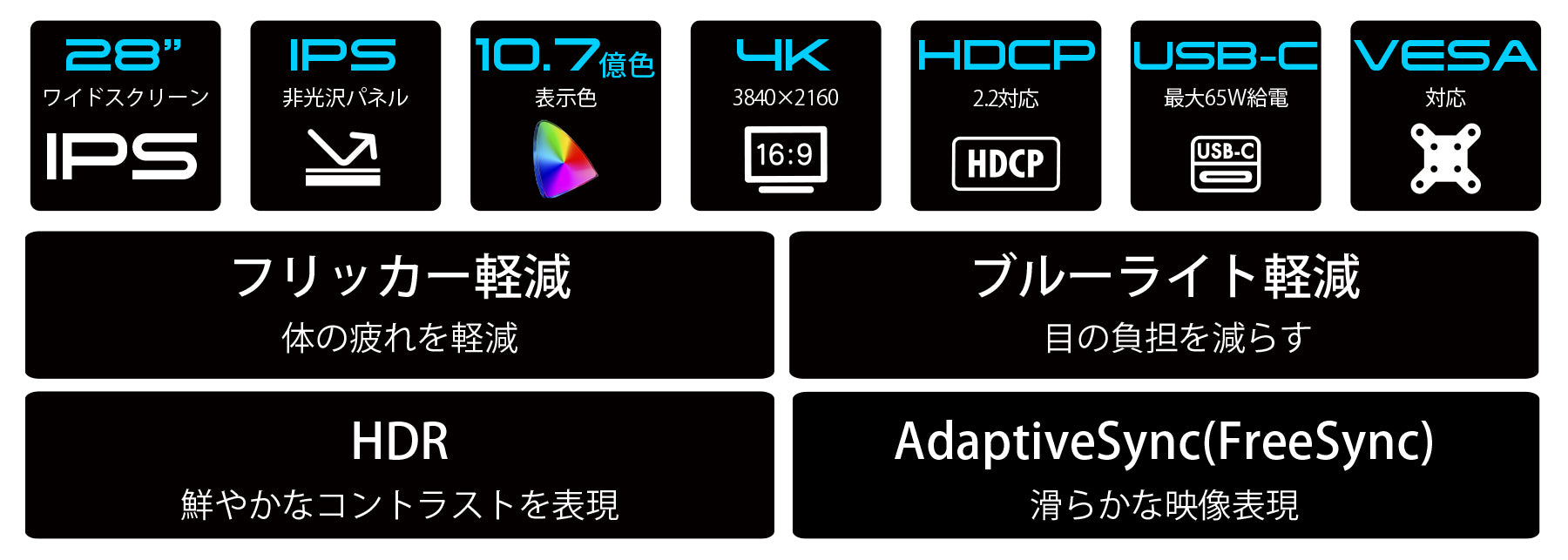 28インチ IPSパネル搭載液晶モニター